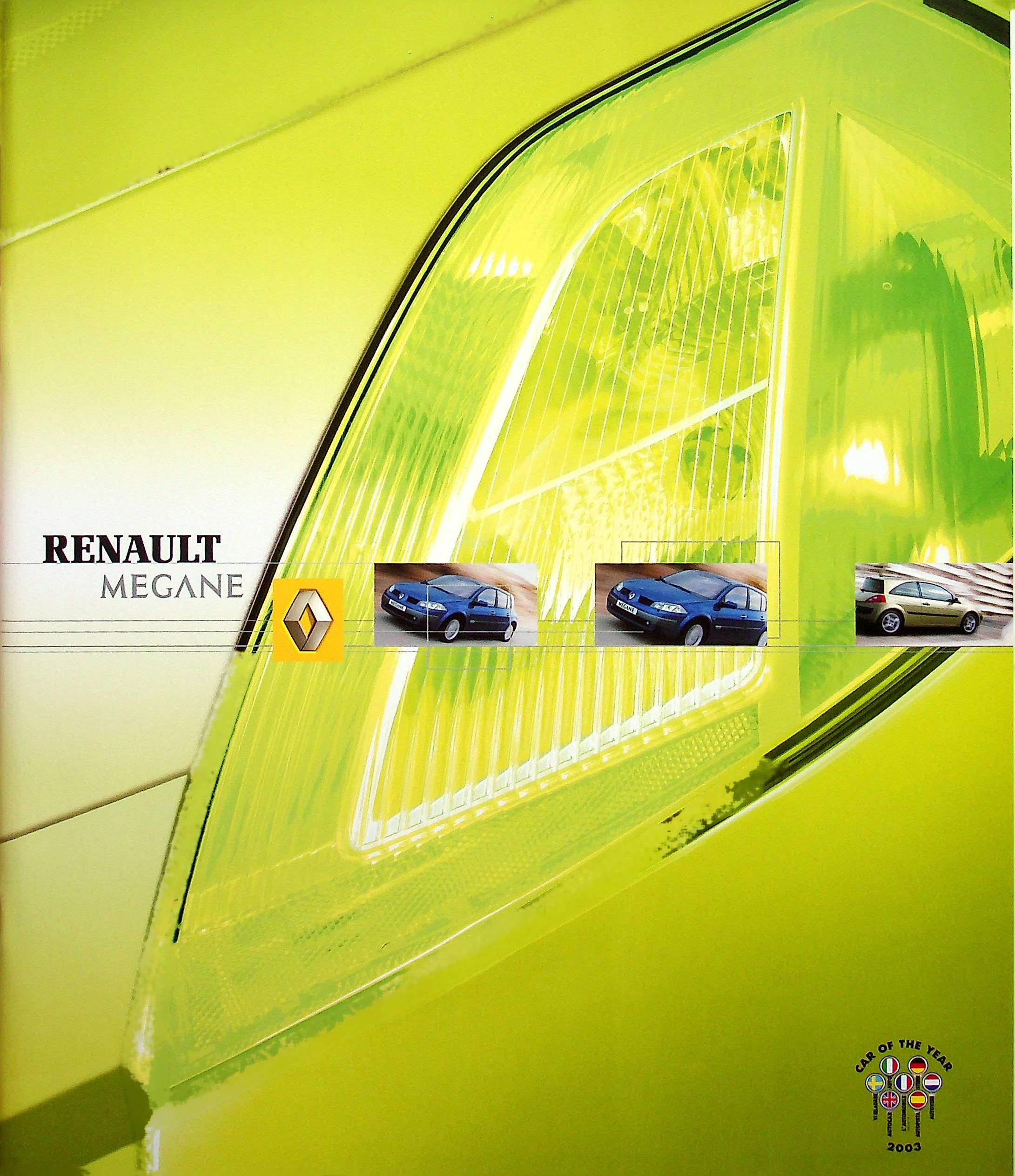 Renault Megane Prospekt 01/2003