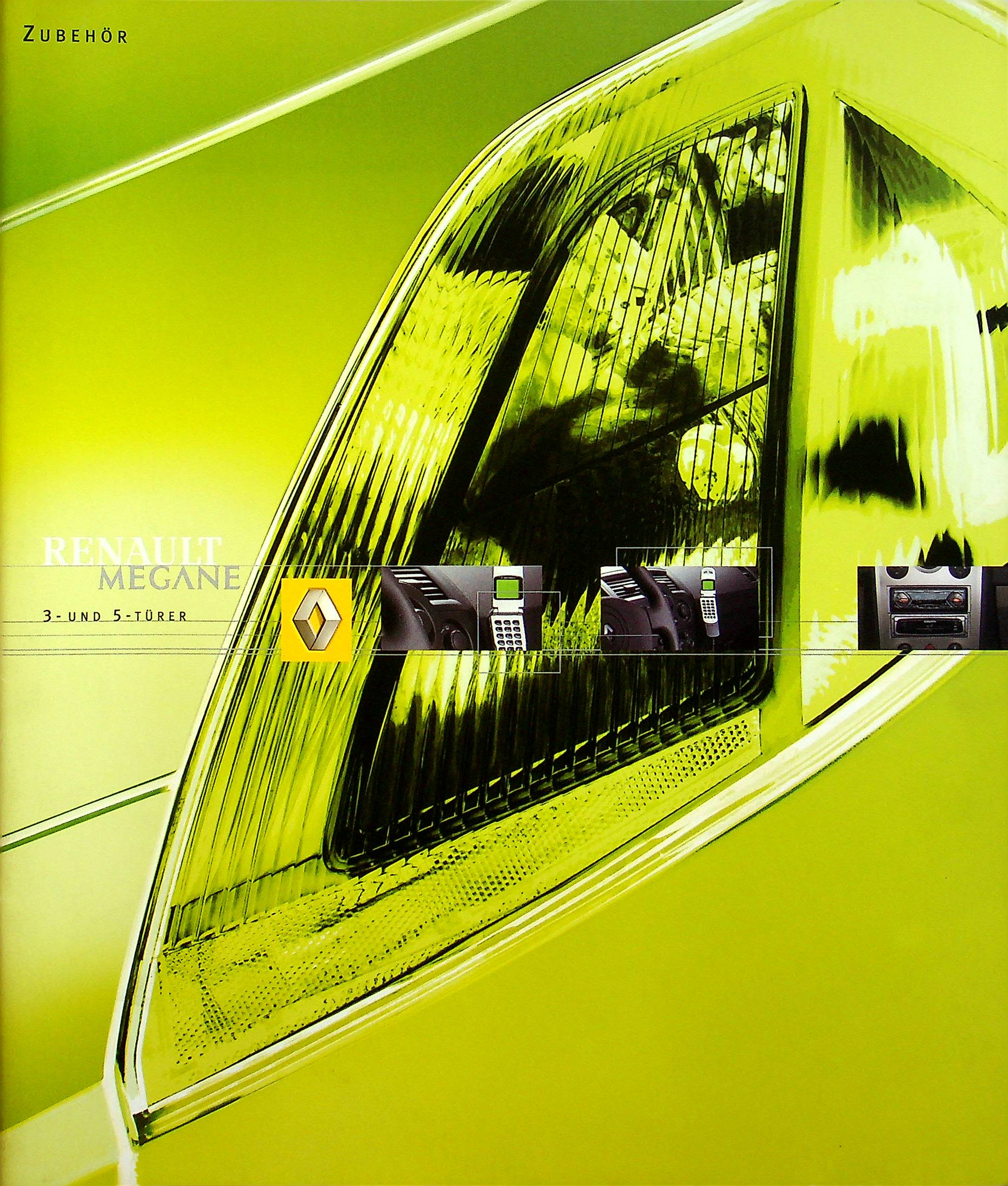 Renault Megane - Zubehör - Prospekt 10/2002