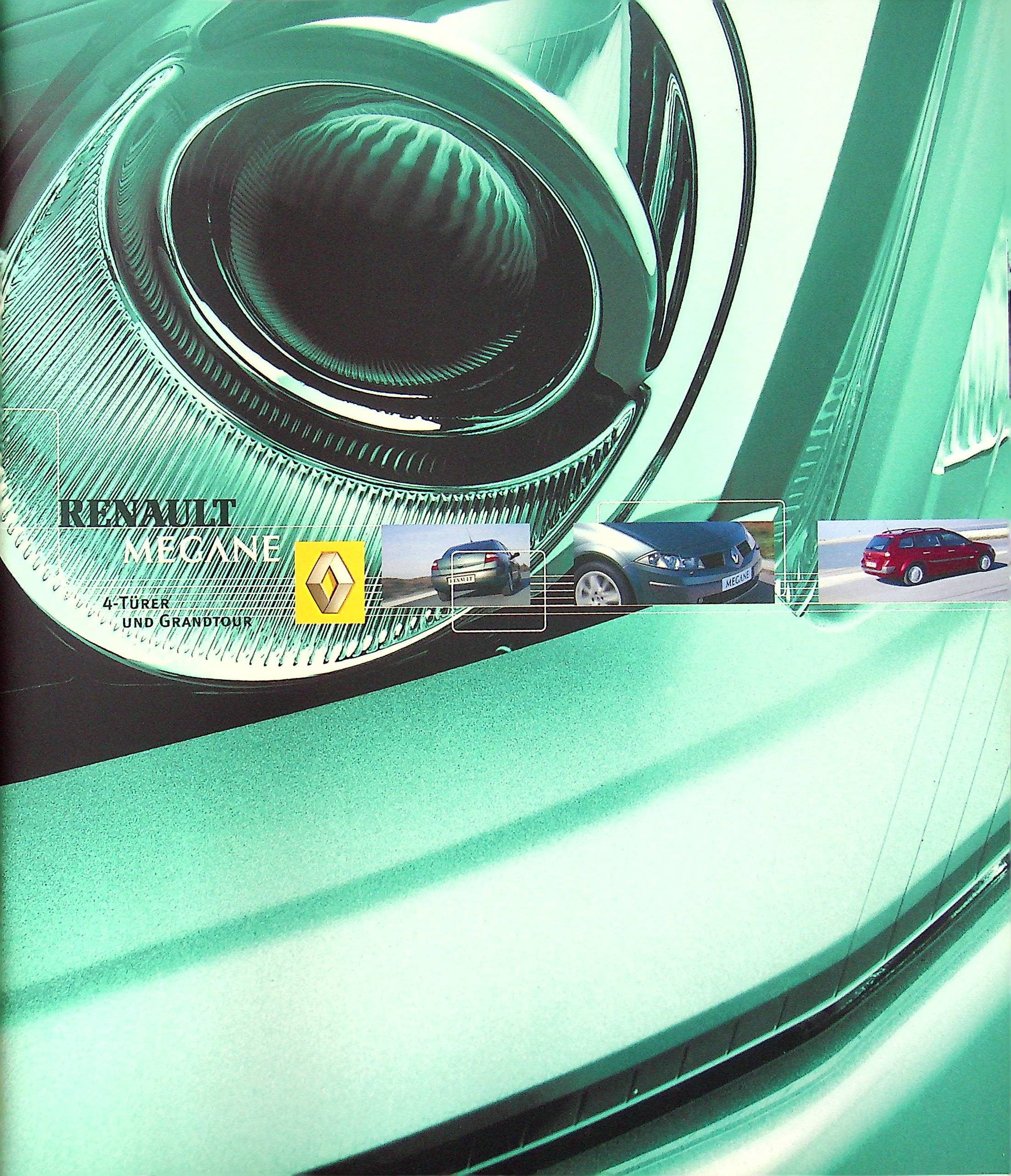 Renault Megane Limousine + Grandtour Prospekt 04/2004