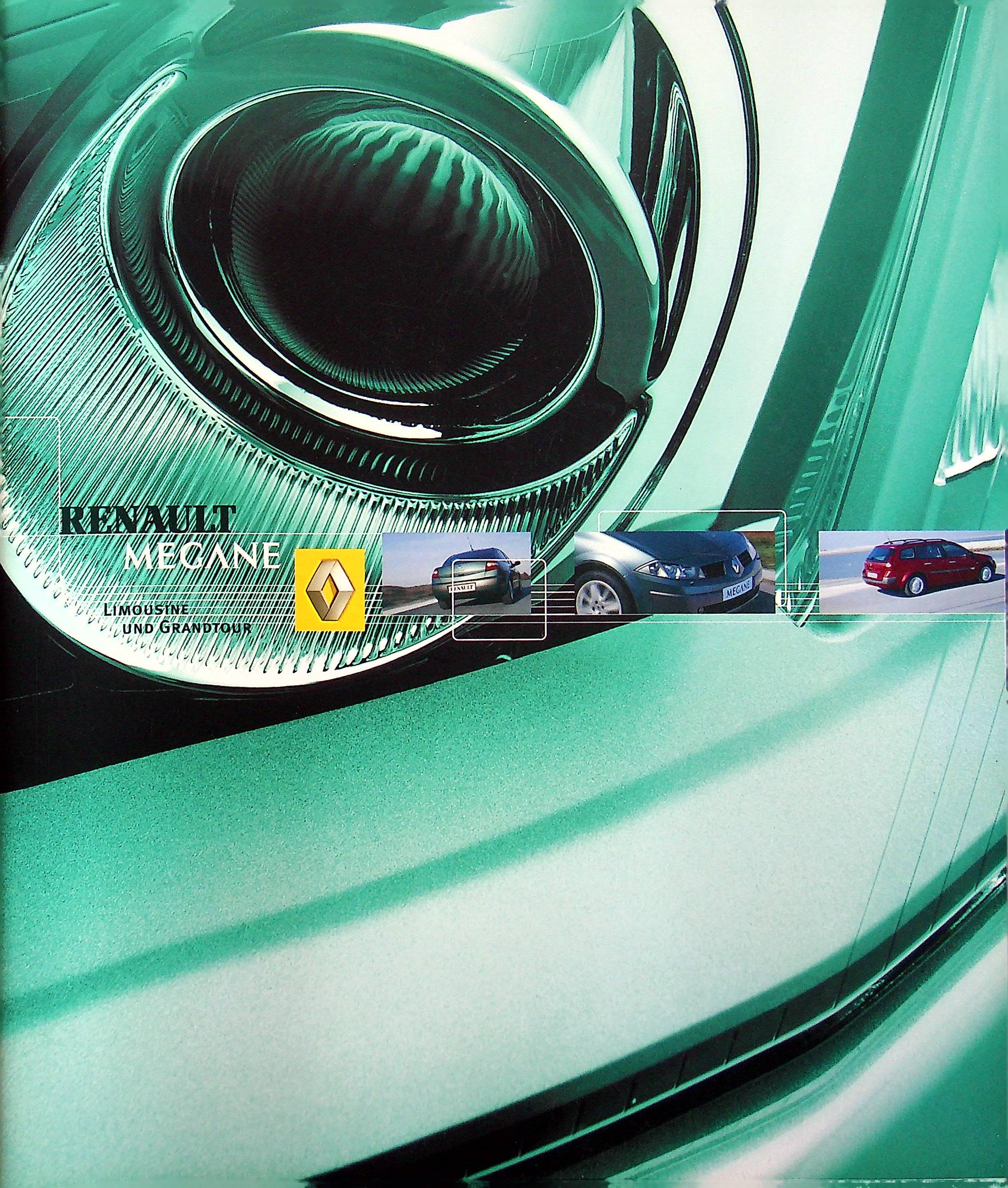 Renault Megane Limousine + Grandtour Prospekt 07/2003