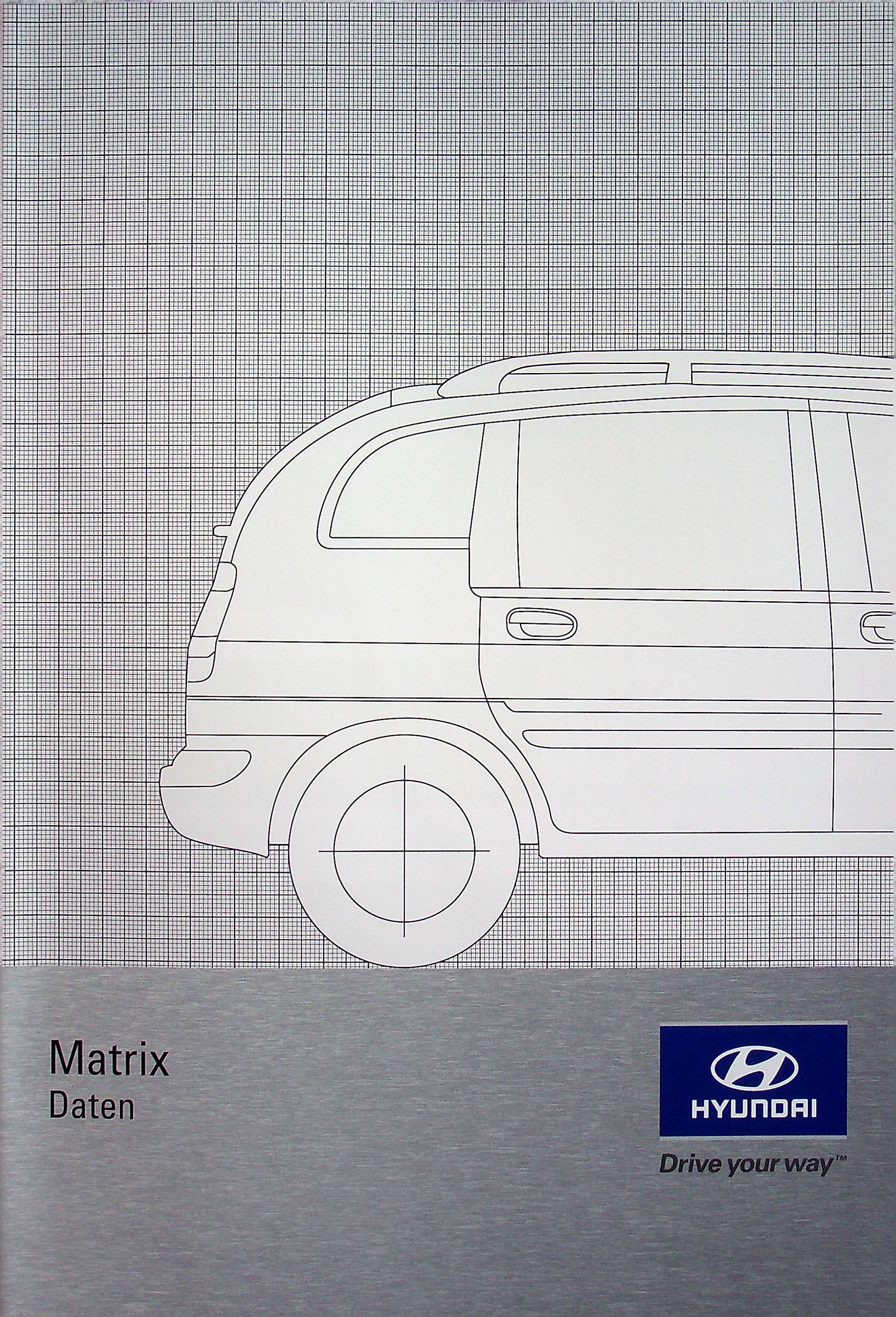 Hyundai Matrix - Preisliste & Extras - Prospekt 07/2006