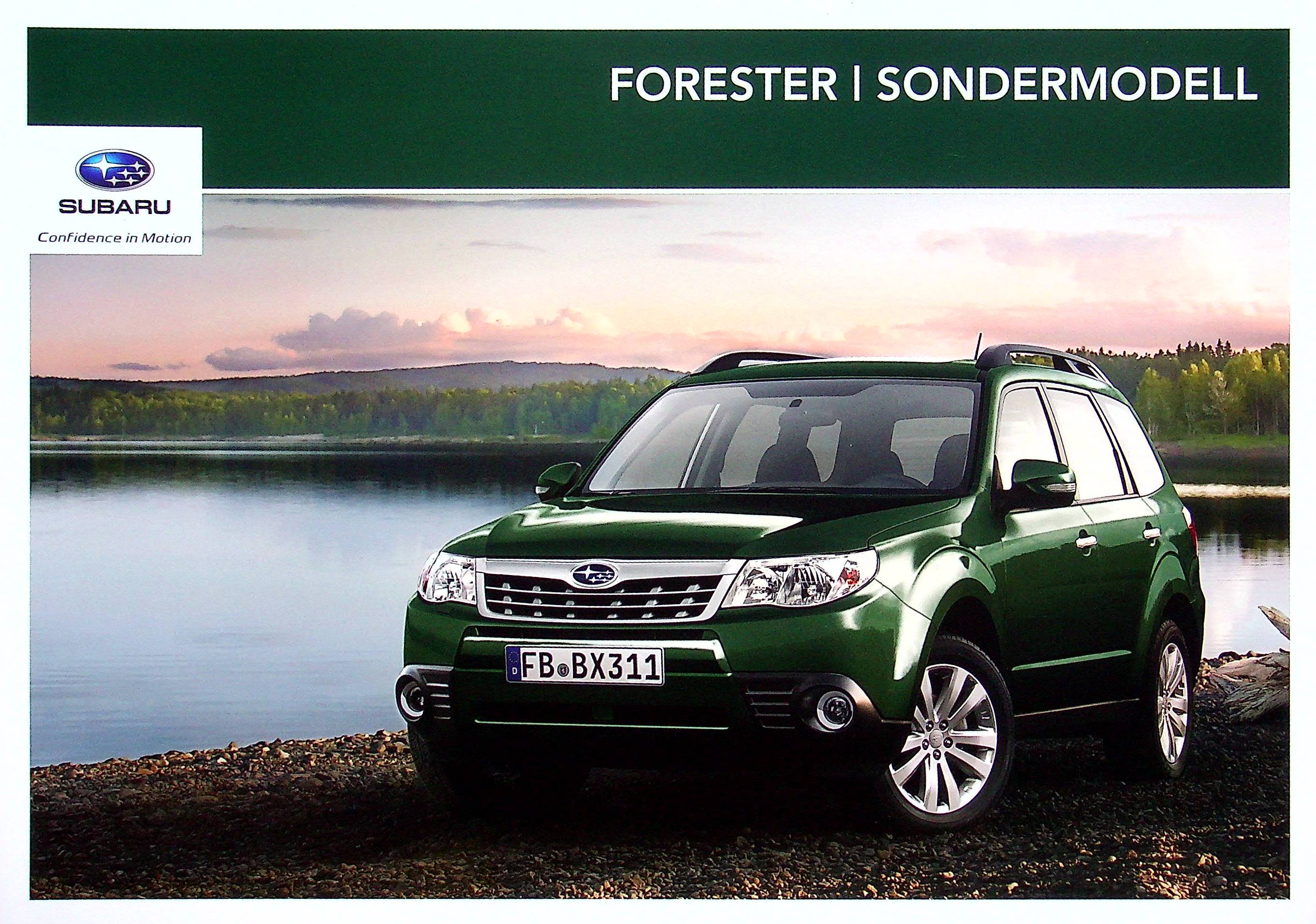 Subaru Forester - 2.0 D 2.0 X - Prospekt 03/2012