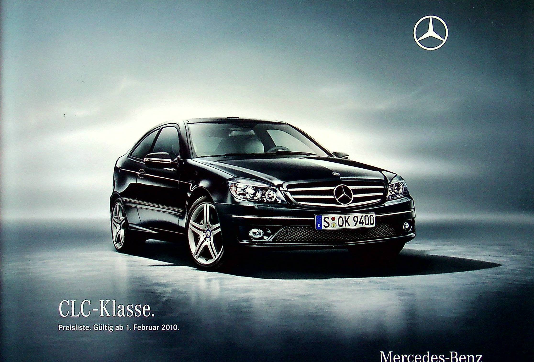Mercedes CLC - Preisliste & Extras - Prospekt 02/2010