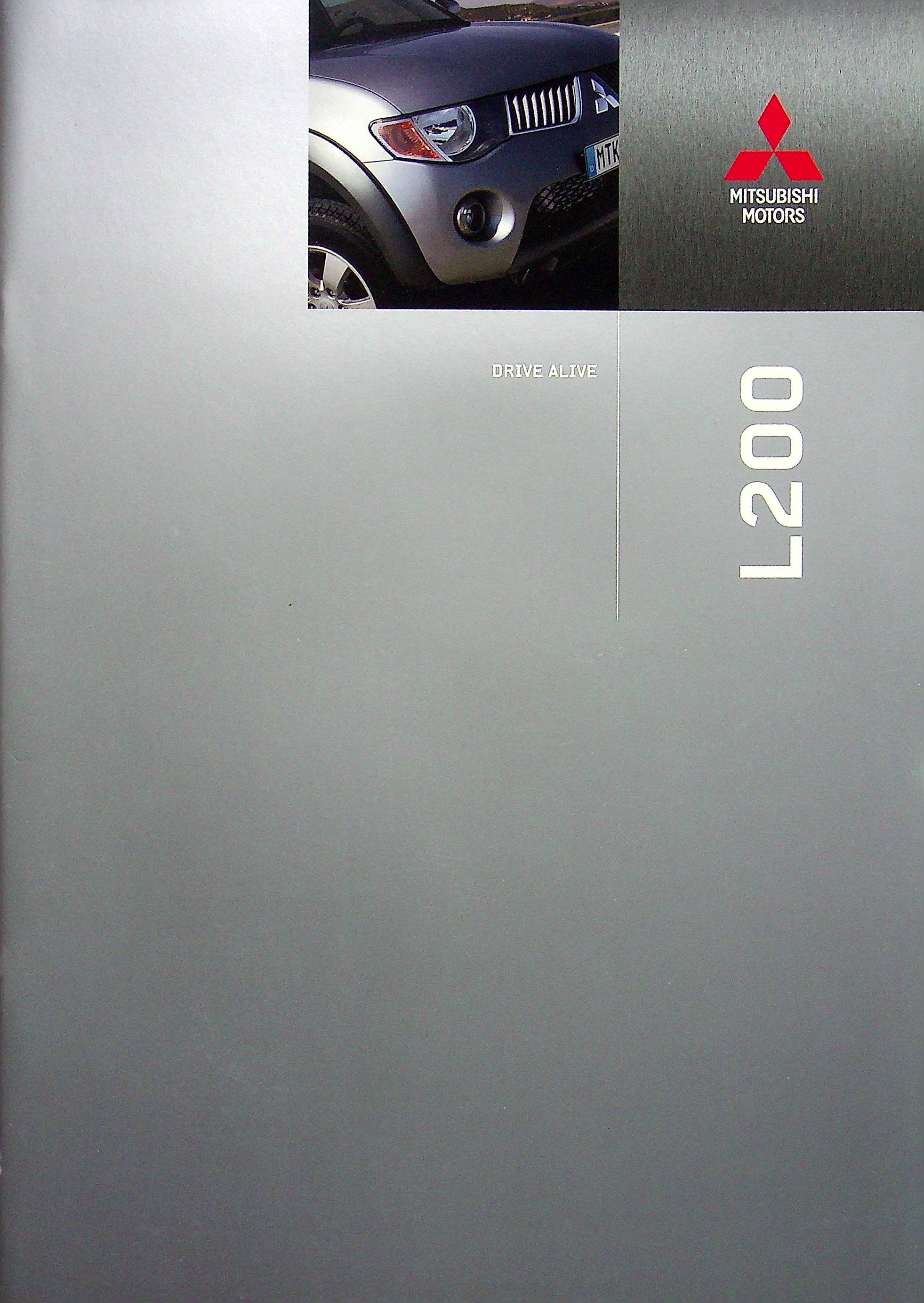 Mitsubishi L 200 Prospekt 11/2007