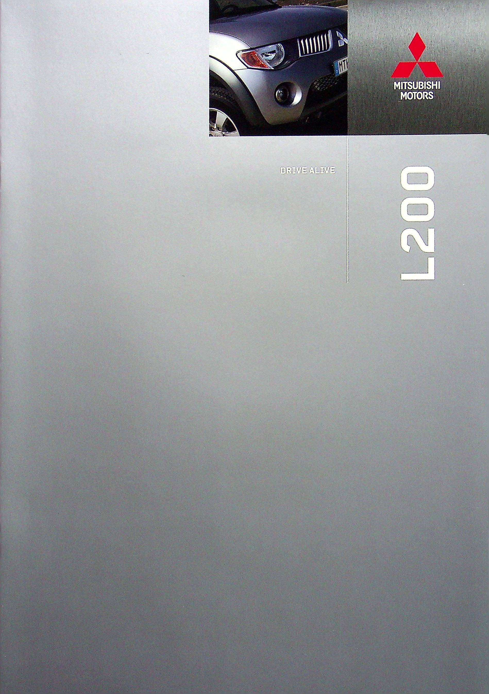 Mitsubishi L 200 - technische Daten & Ausstattungen - Prospekt 11/2007