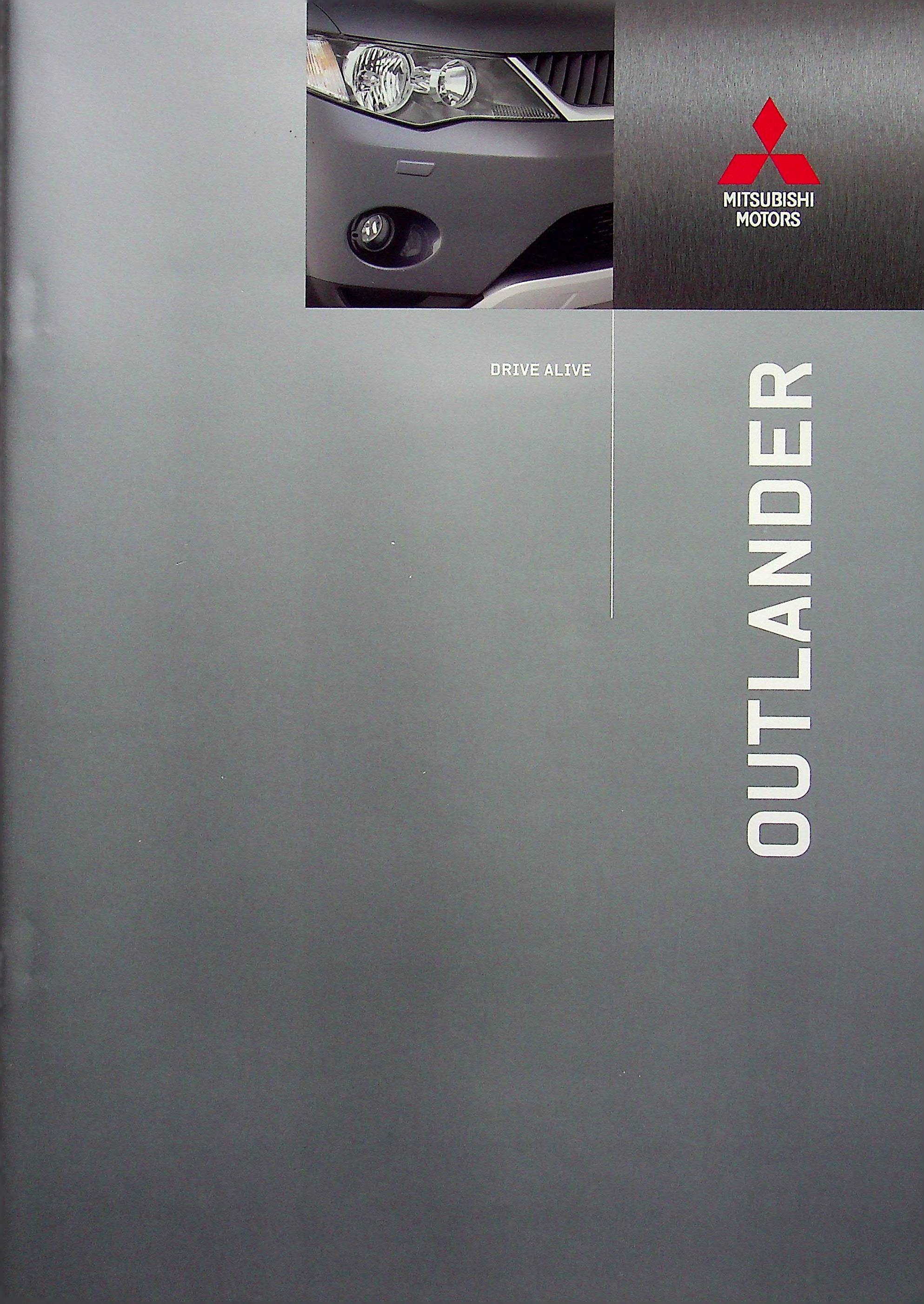 Mitsubishi Outlander Prospekt 09/2007