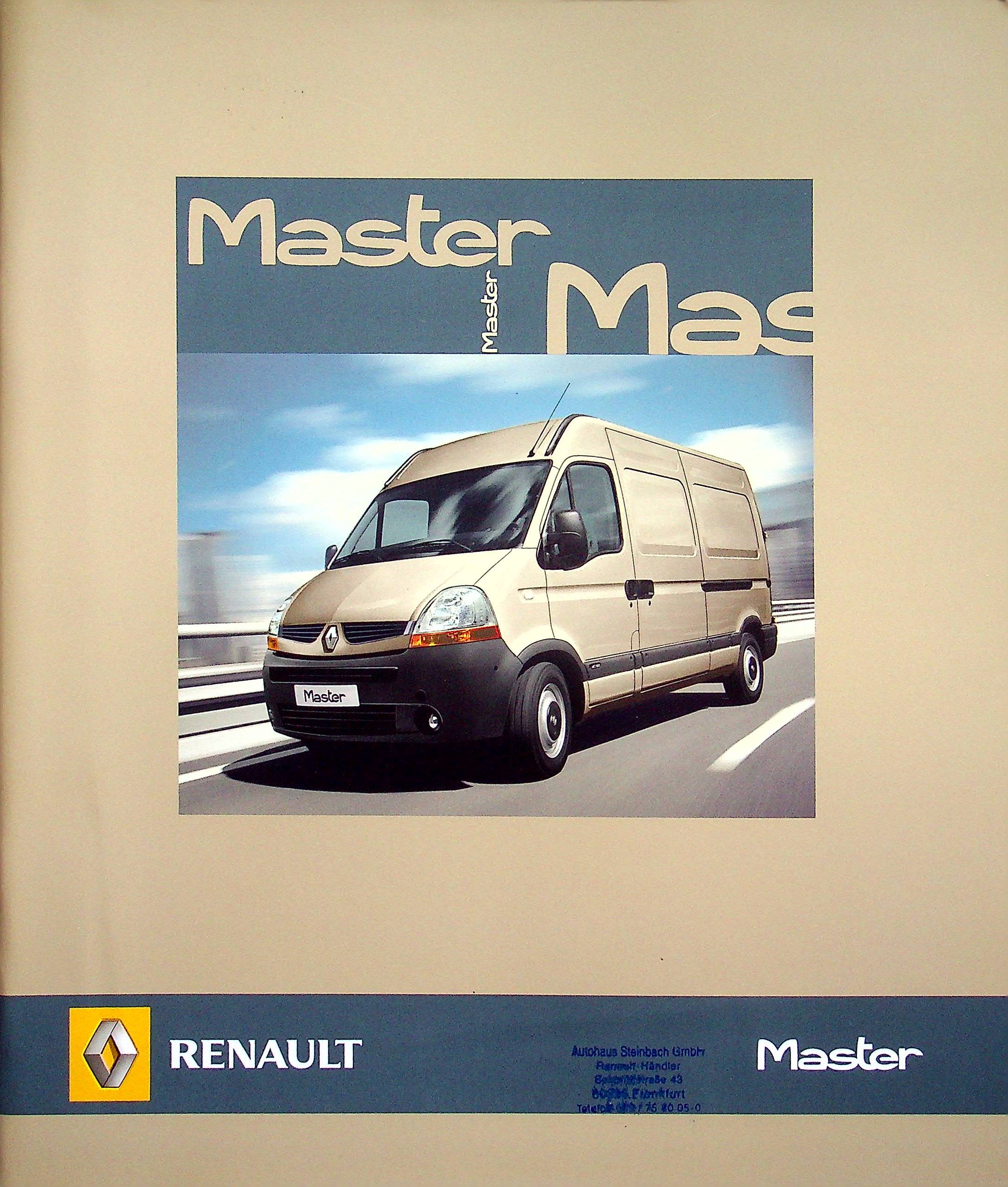Renault Master Prospekt 12/2007