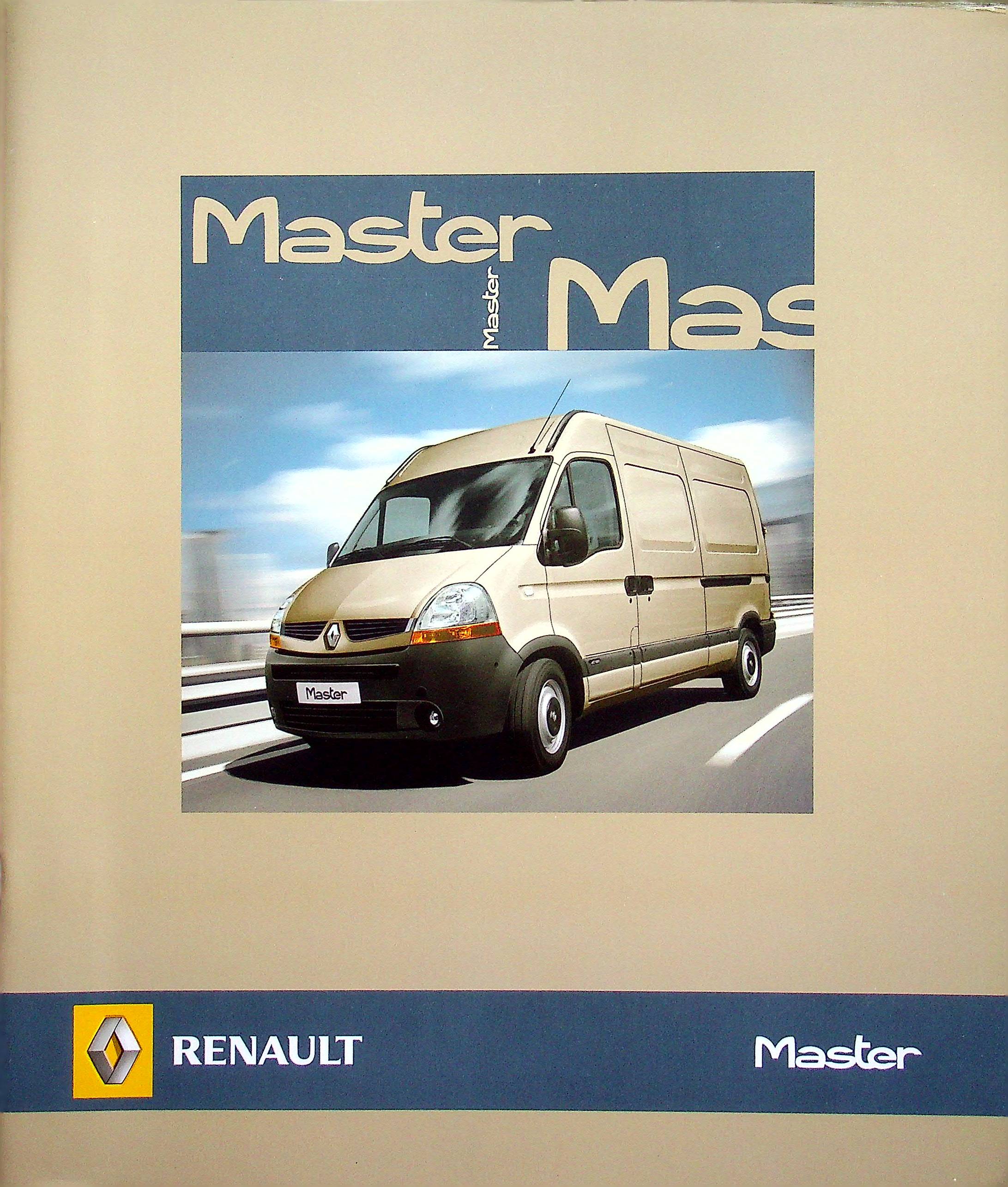 Renault Master Prospekt 08/2007