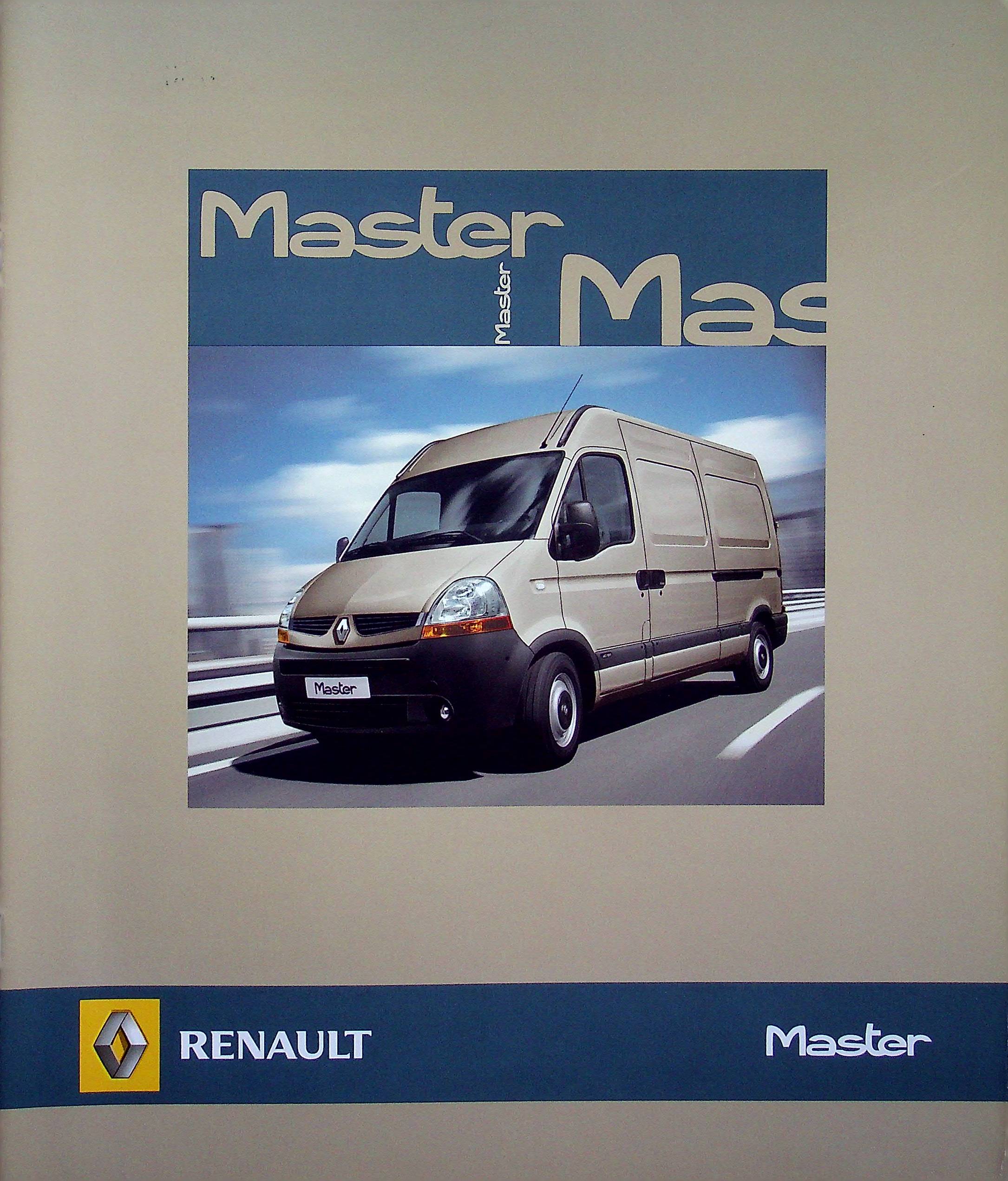 Renault Master Prospekt 01/2007