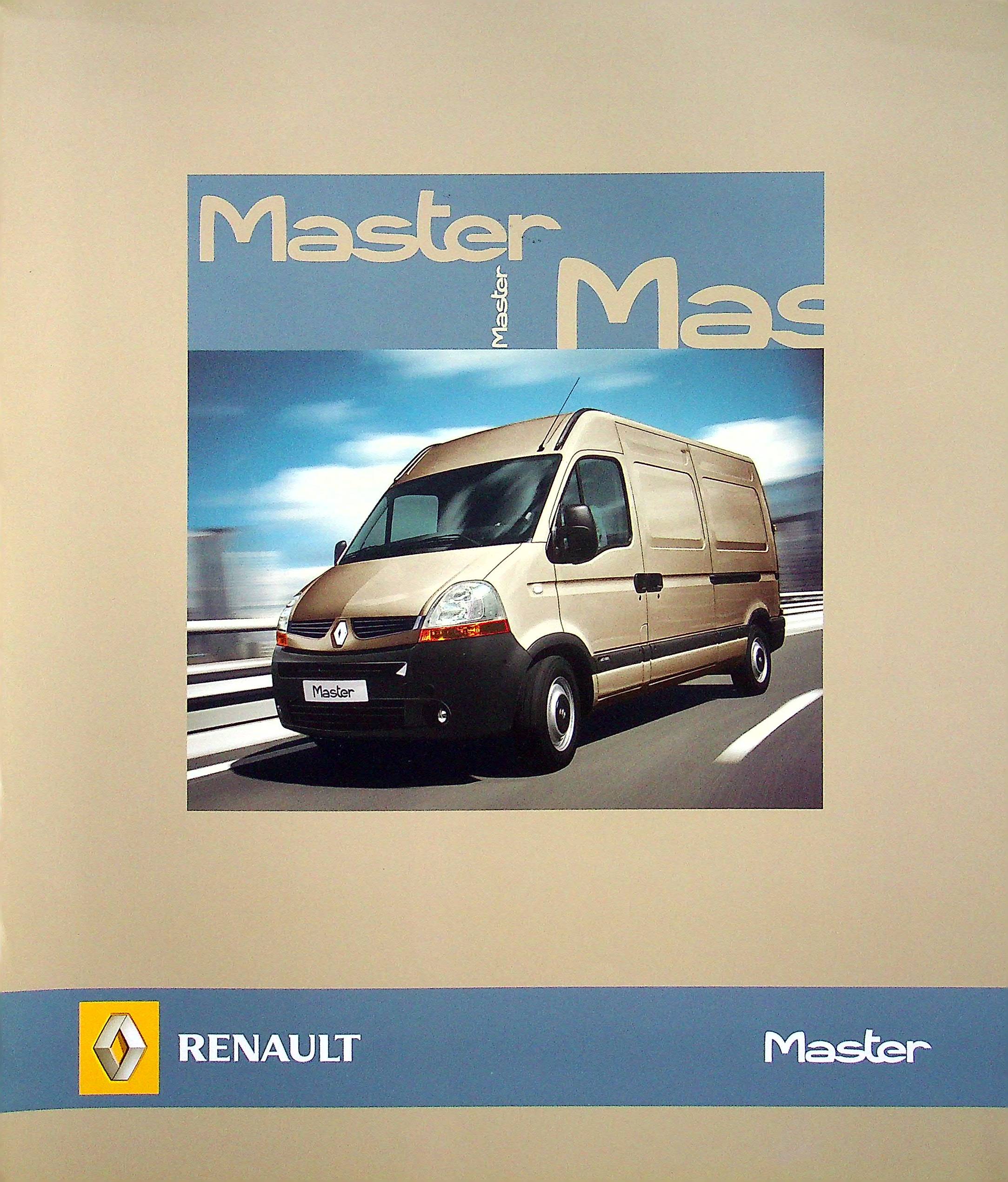 Renault Master Prospekt 09/2006