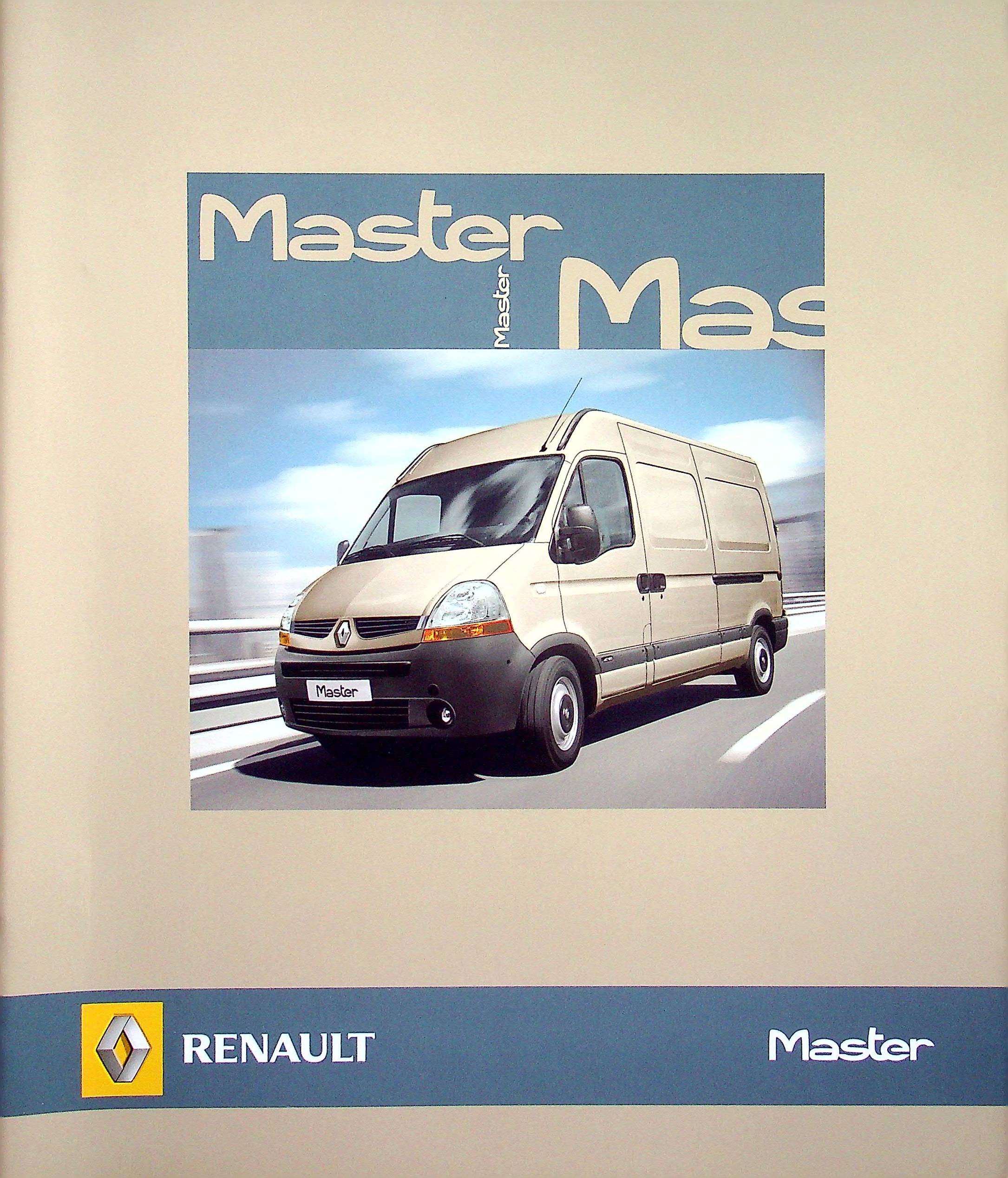 Renault Master Prospekt 09/2006