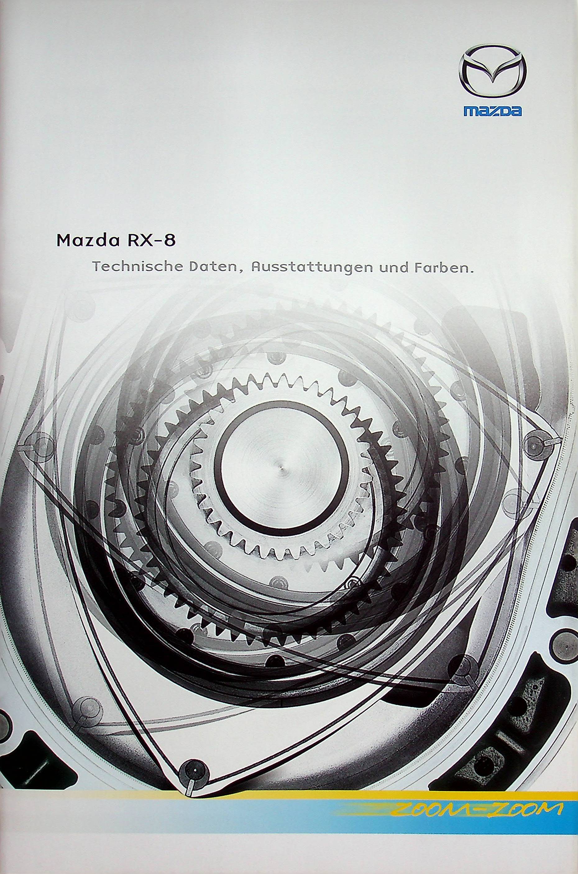 Mazda RX-8 - Farben & Polster & Ausstattungen - Prospekt 11/2005
