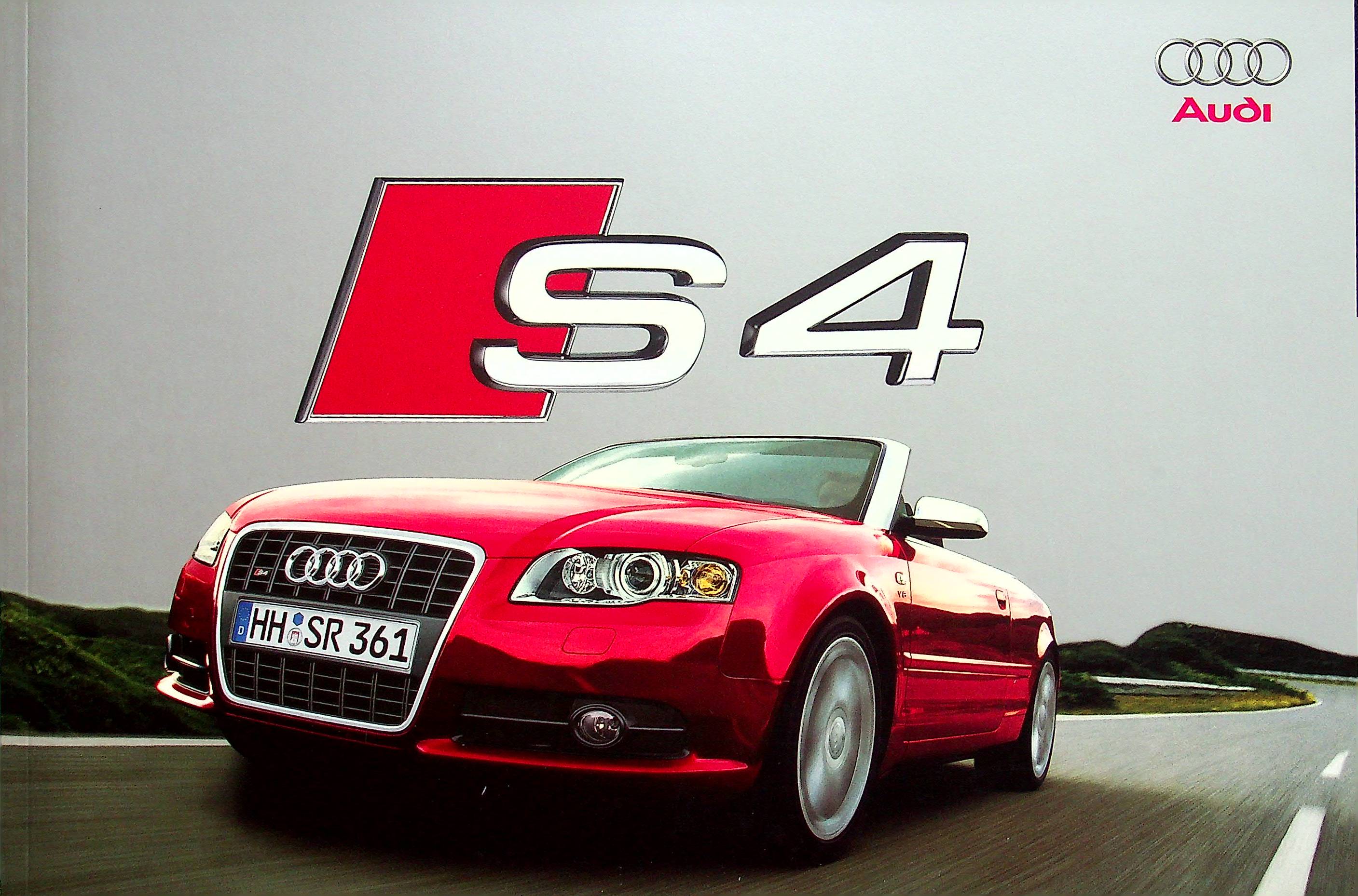 Audi S4 Cabrio Prospekt 04/2006