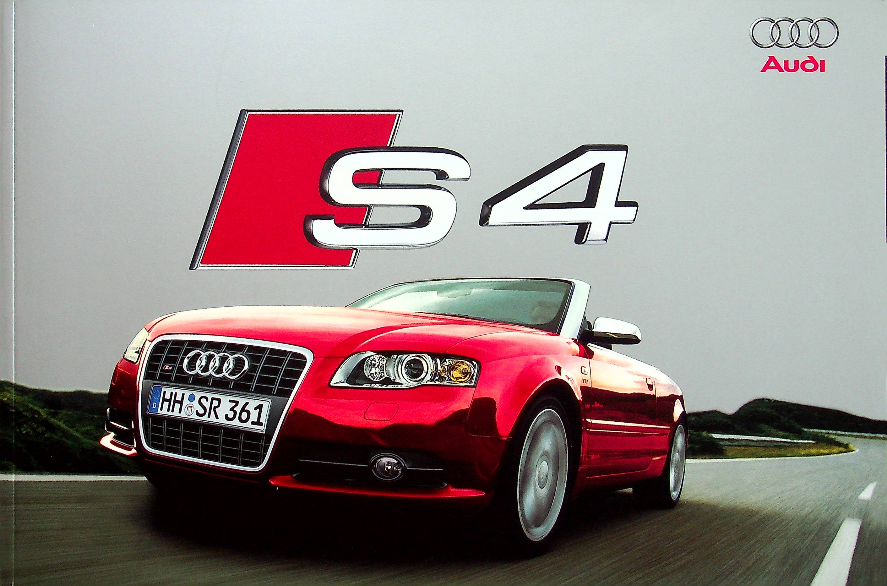 Audi S4 Cabrio Prospekt 09/2006