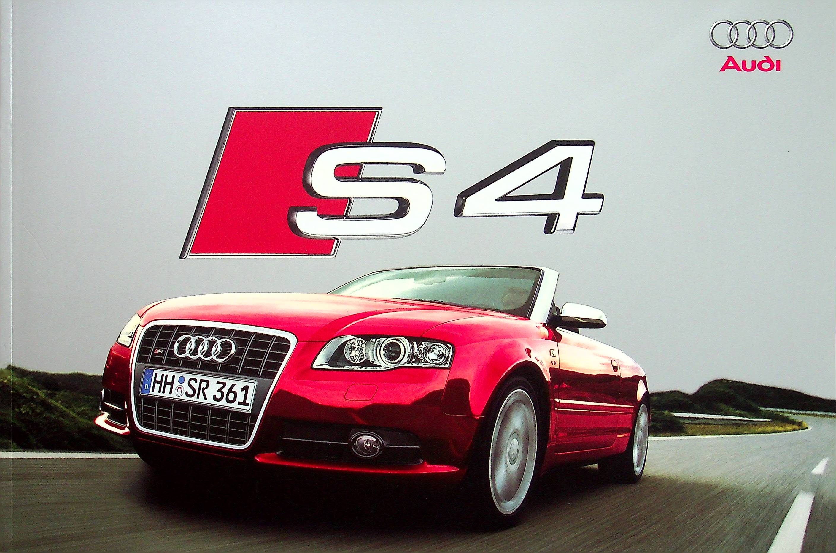 Audi S4 Cabrio Prospekt 09/2007