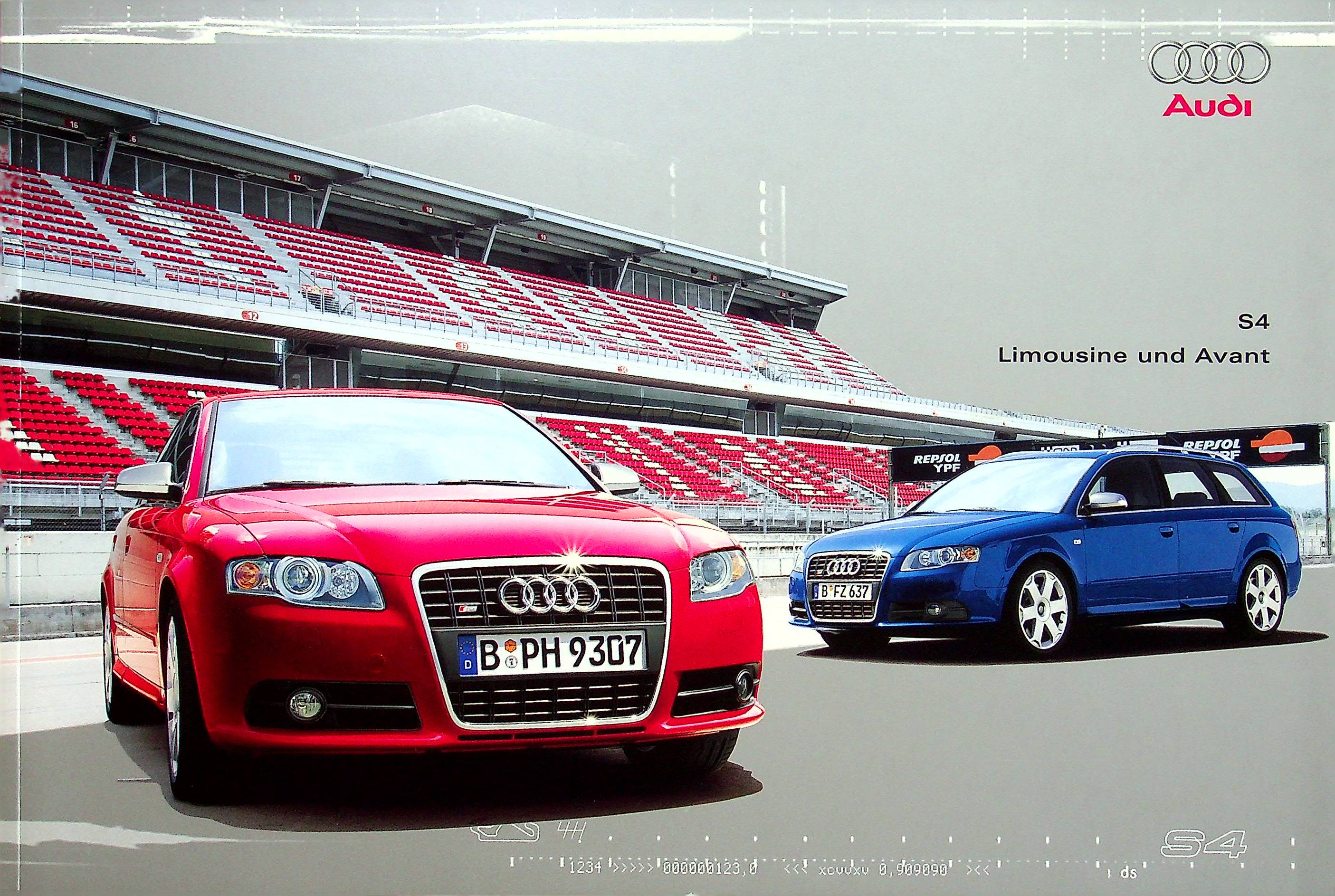 Audi S4 + Avant Prospekt 09/2004