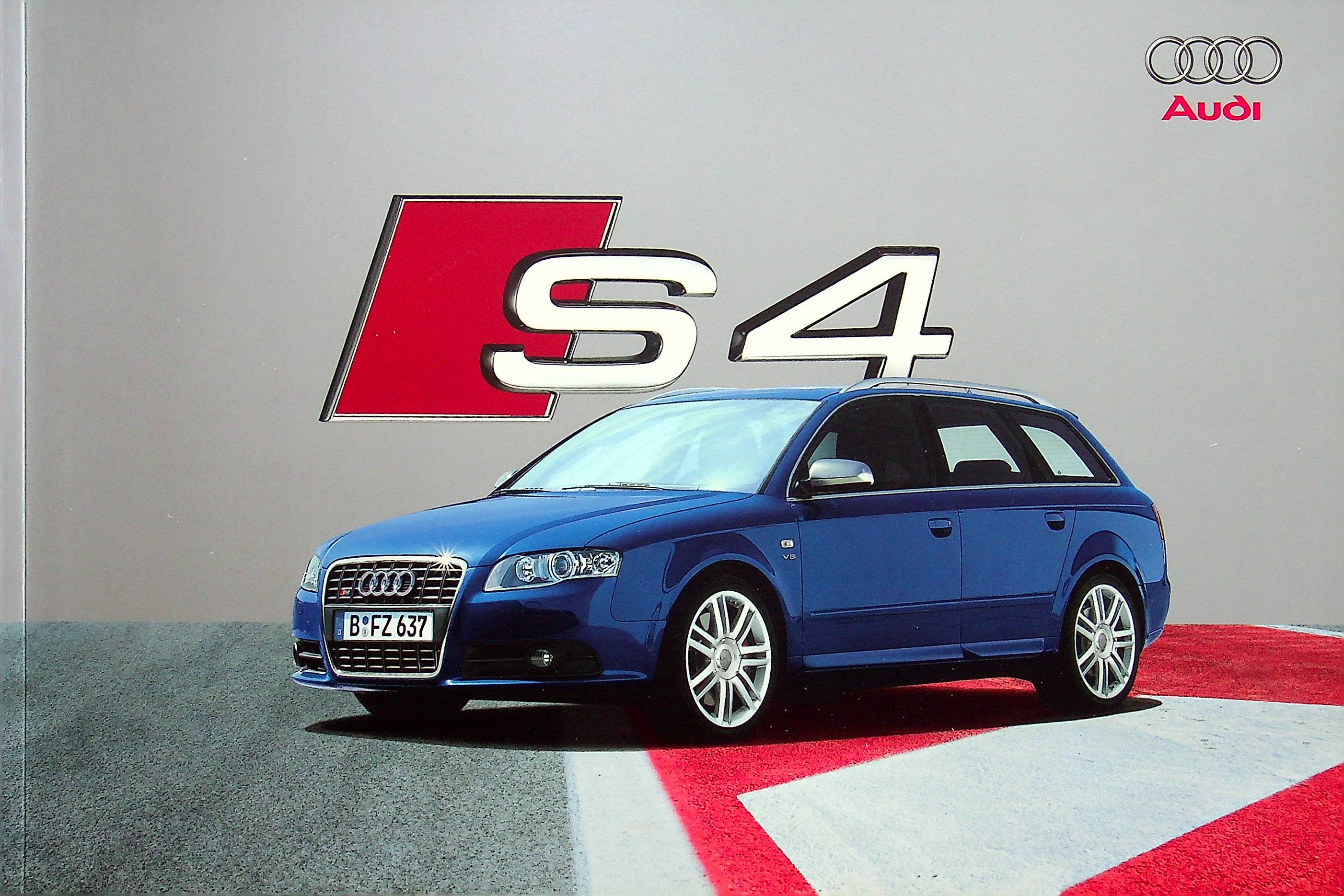 Audi S4 Avant Prospekt 09/2007