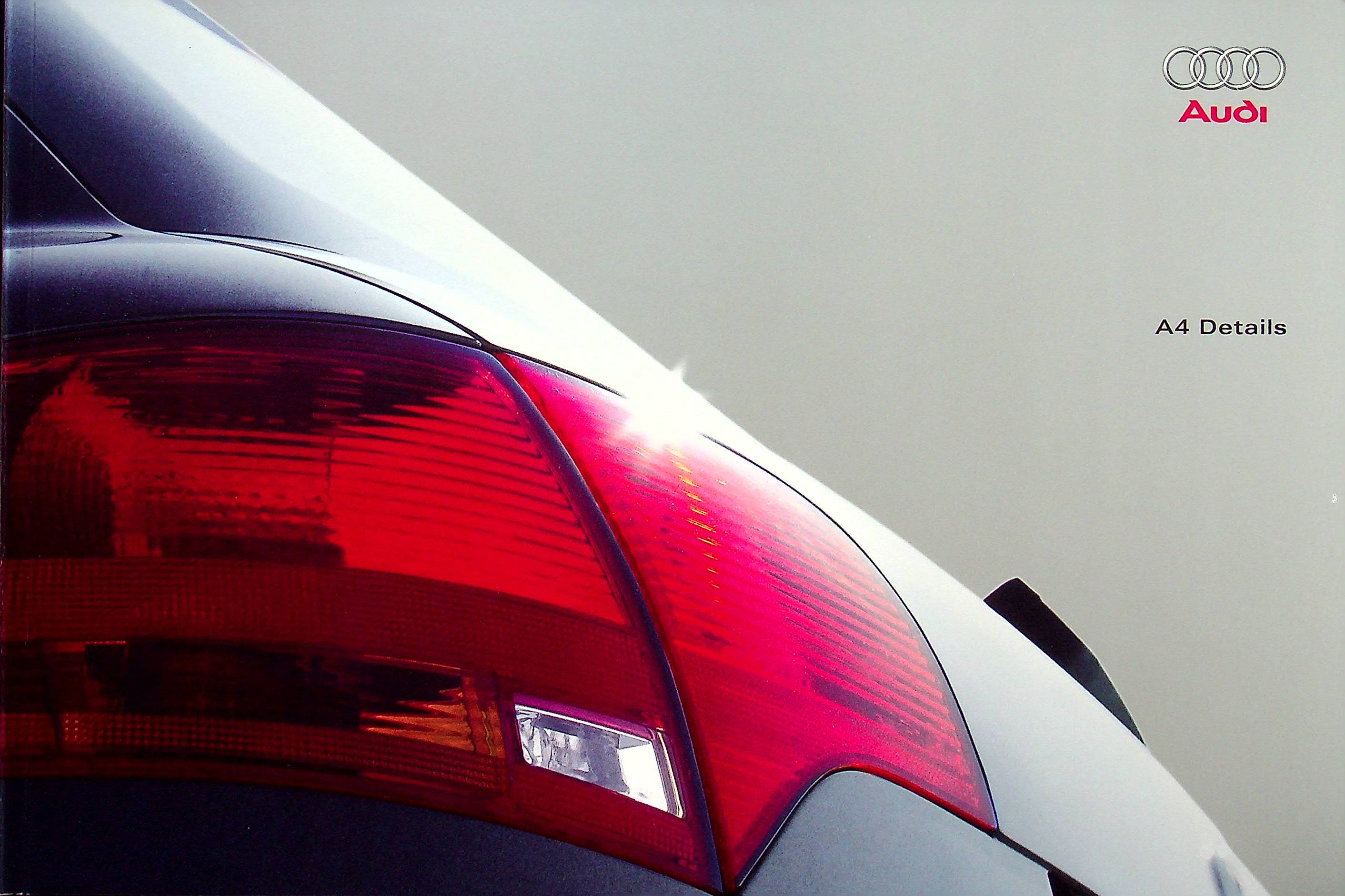 Audi A4 Limousine + Avant - Details - Prospekt 05/2005