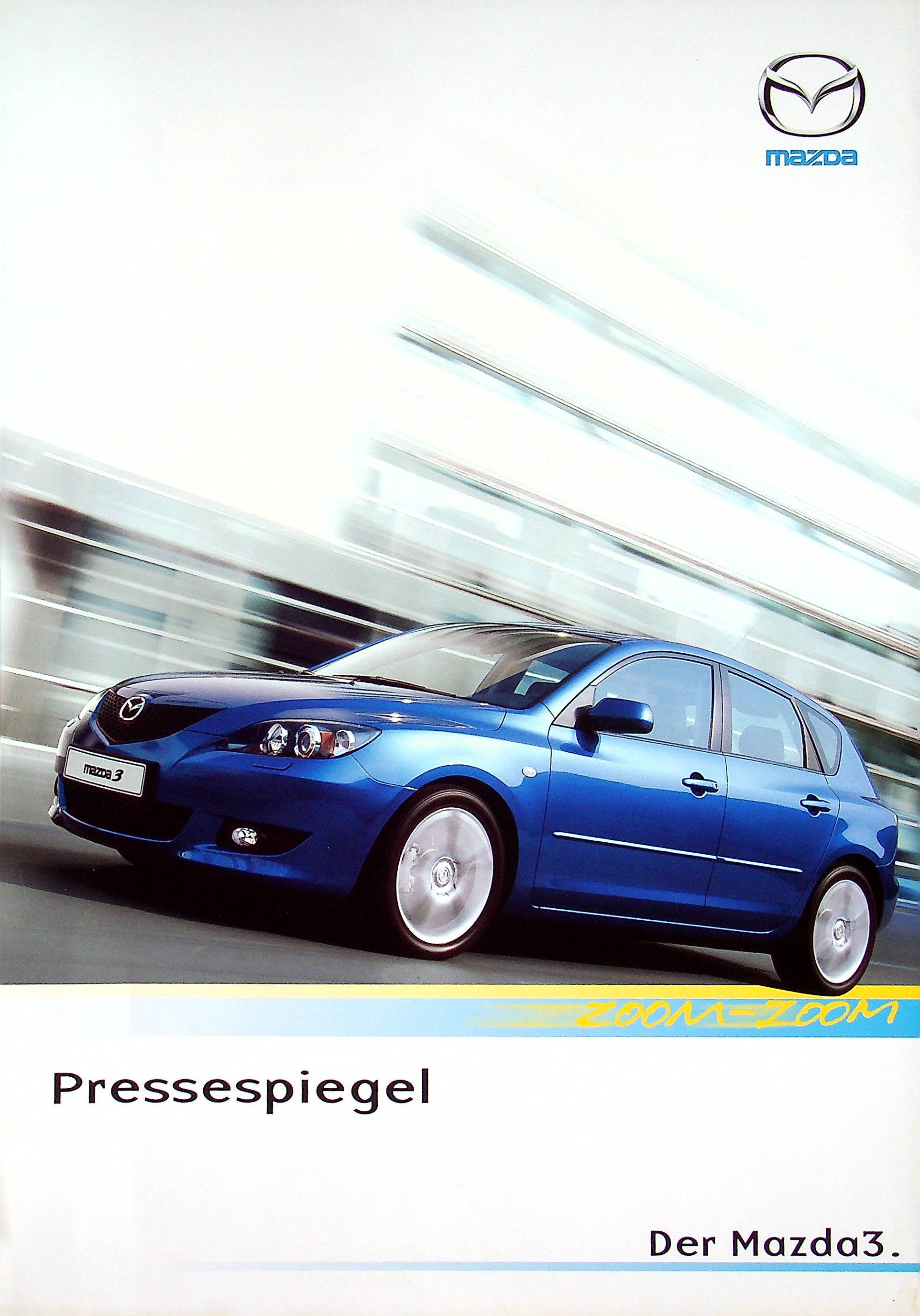 Mazda 3 - Pressestimmen - Prospekt 2004