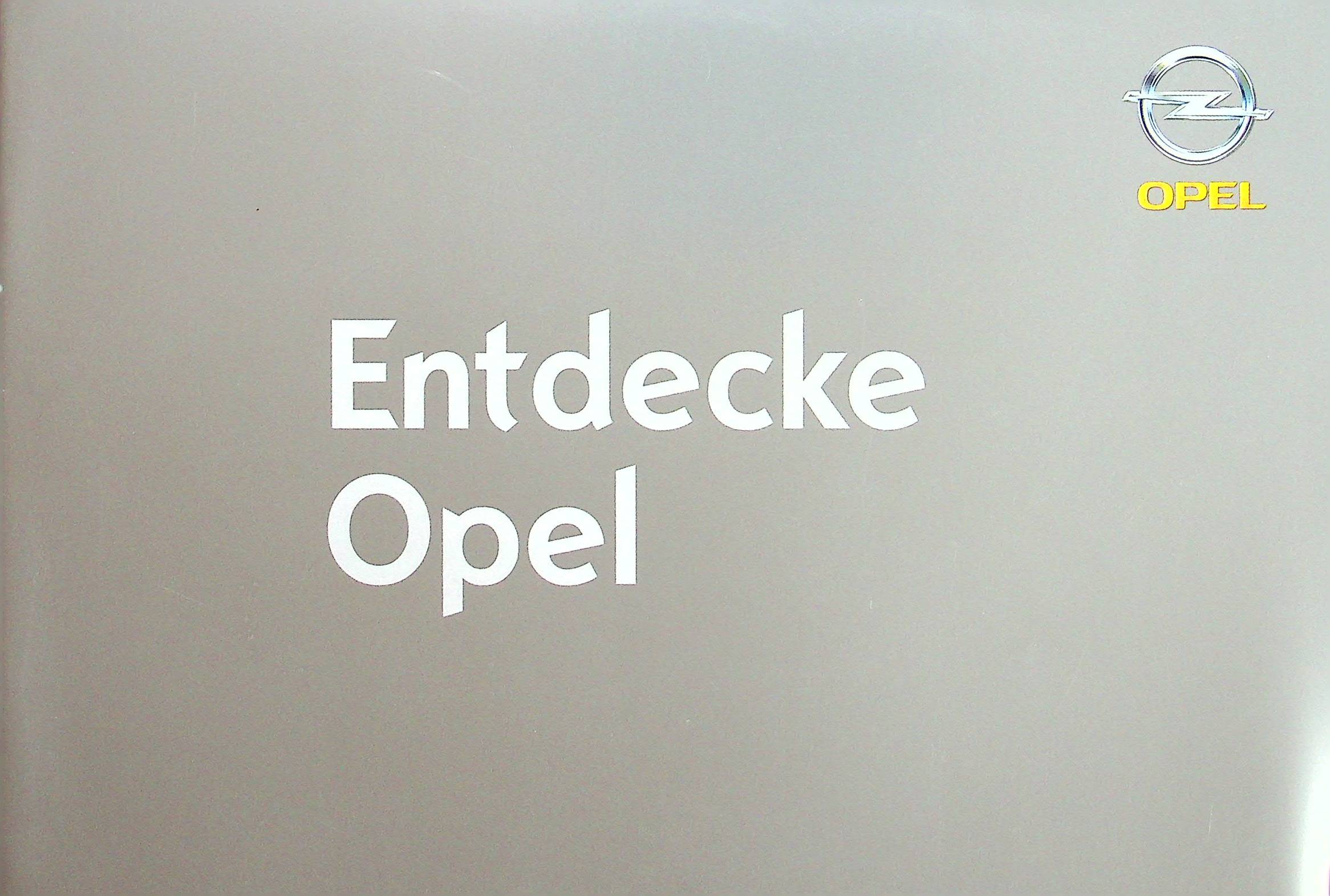 Opel Astra TwinTop Zafira Insignia Antara Prospekt 08/2008