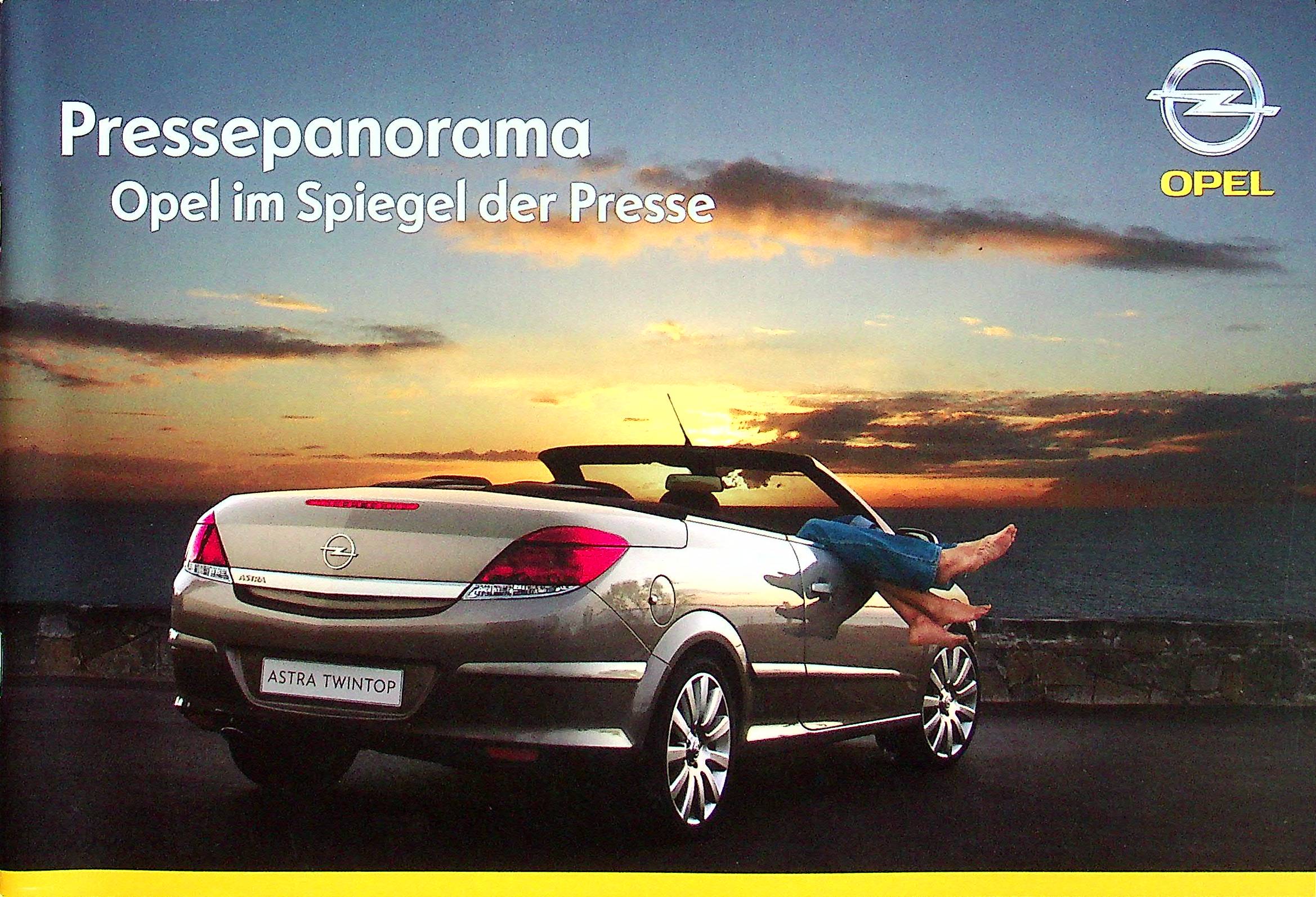 Opel Astra TwinTop Zafira - Pressestimmen - Prospekt 03/2008