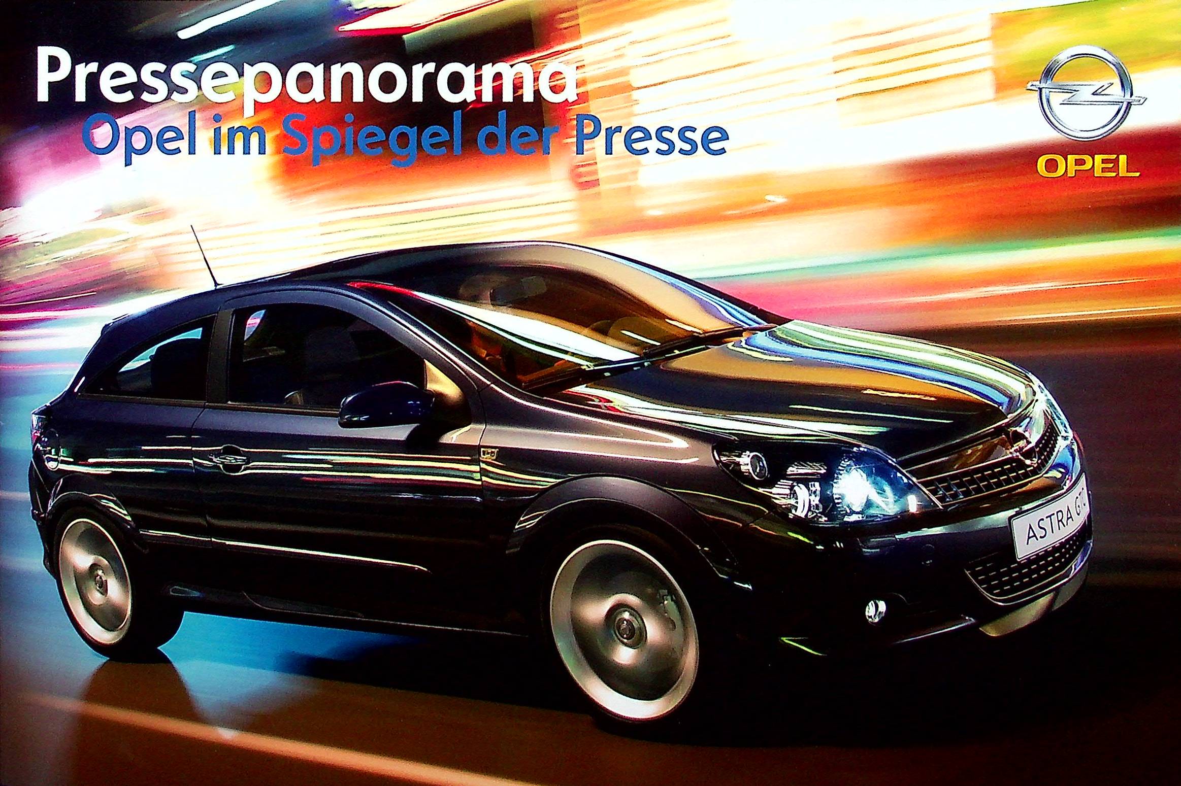 Opel Astra TwinTop Vectra C - Pressestimmen - Prospekt 07/2007
