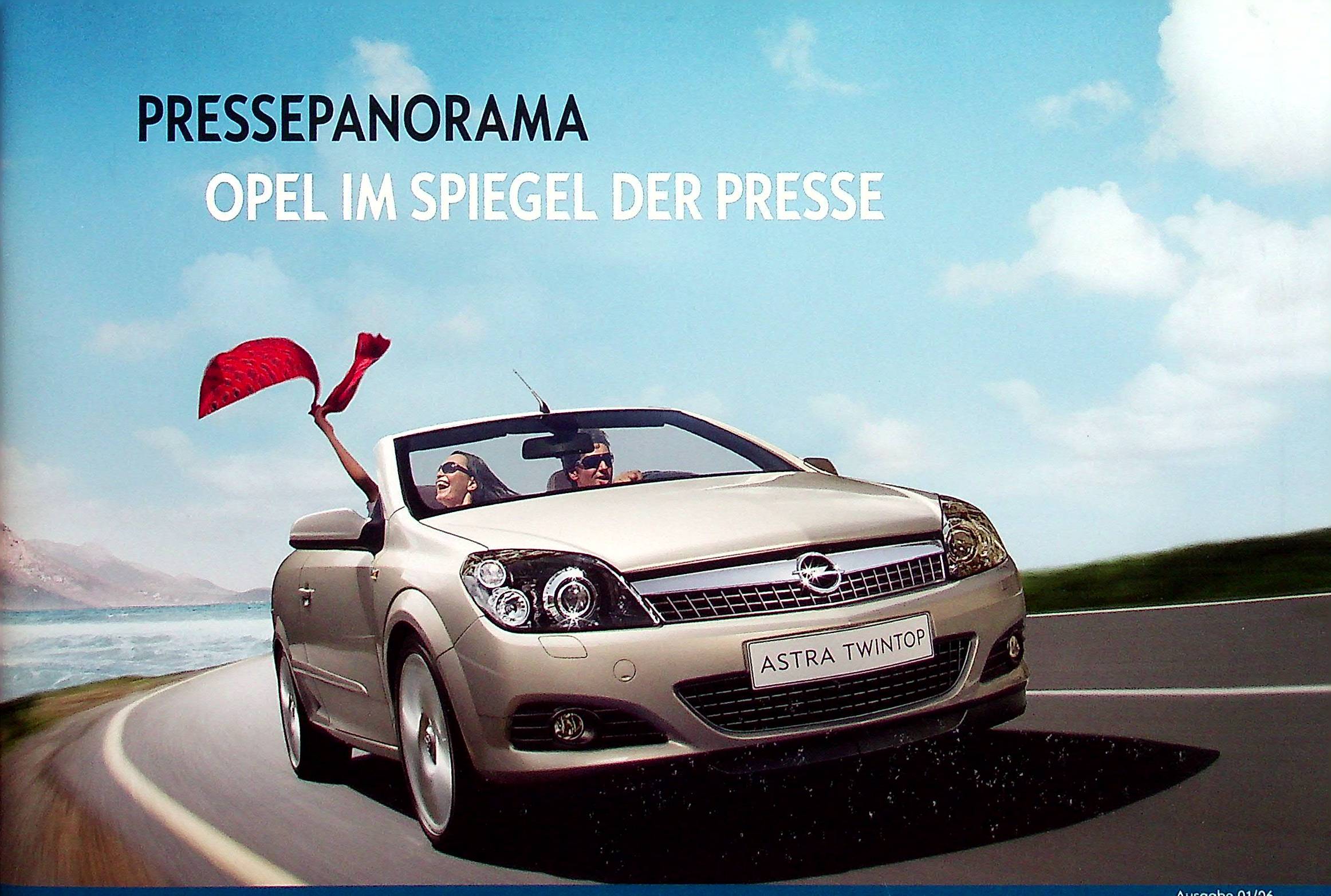 Opel Astra TwinTop Vectra C - Pressestimmen - Prospekt 09/2006