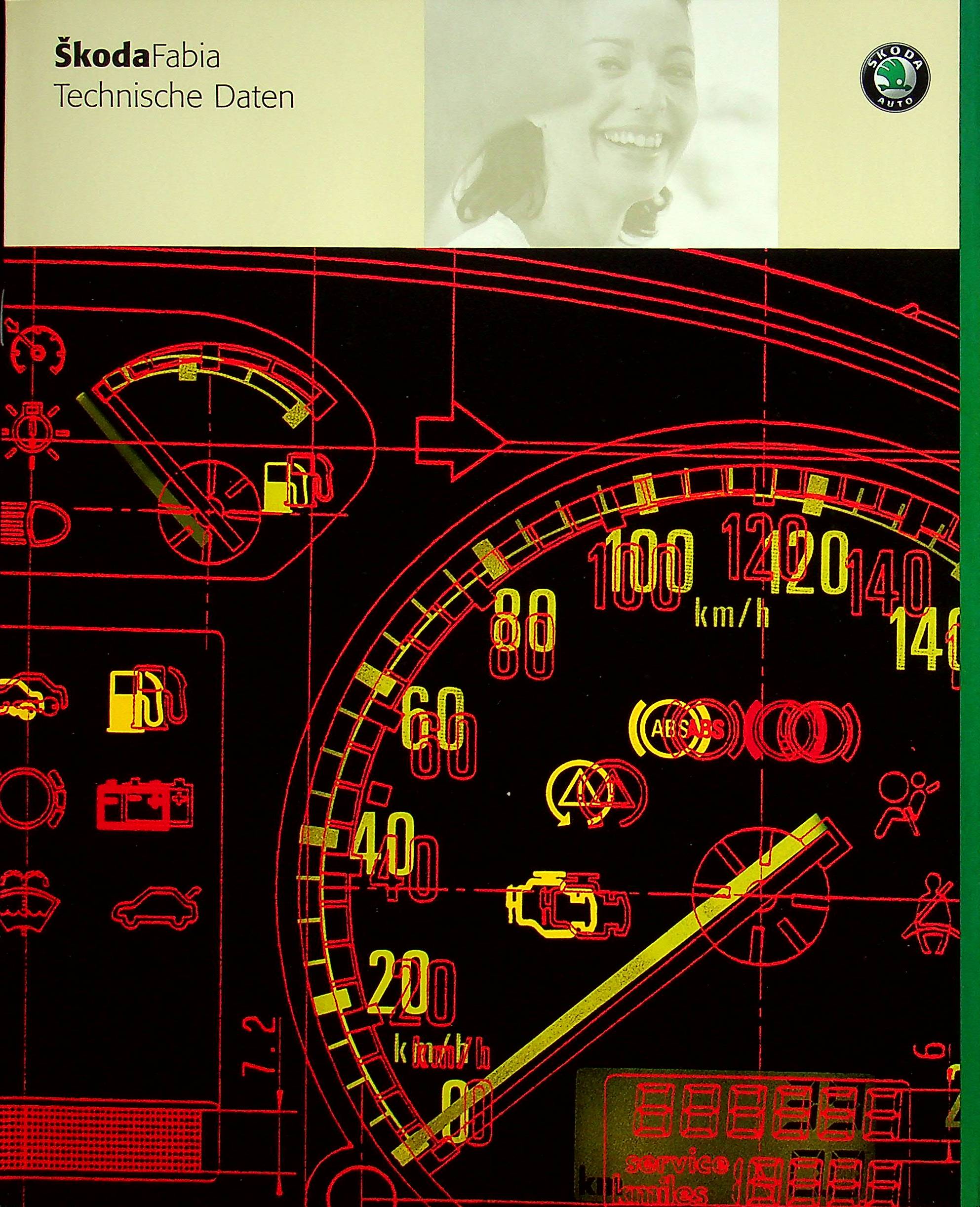 Skoda Fabia - technische Daten - Prospekt 05/2002