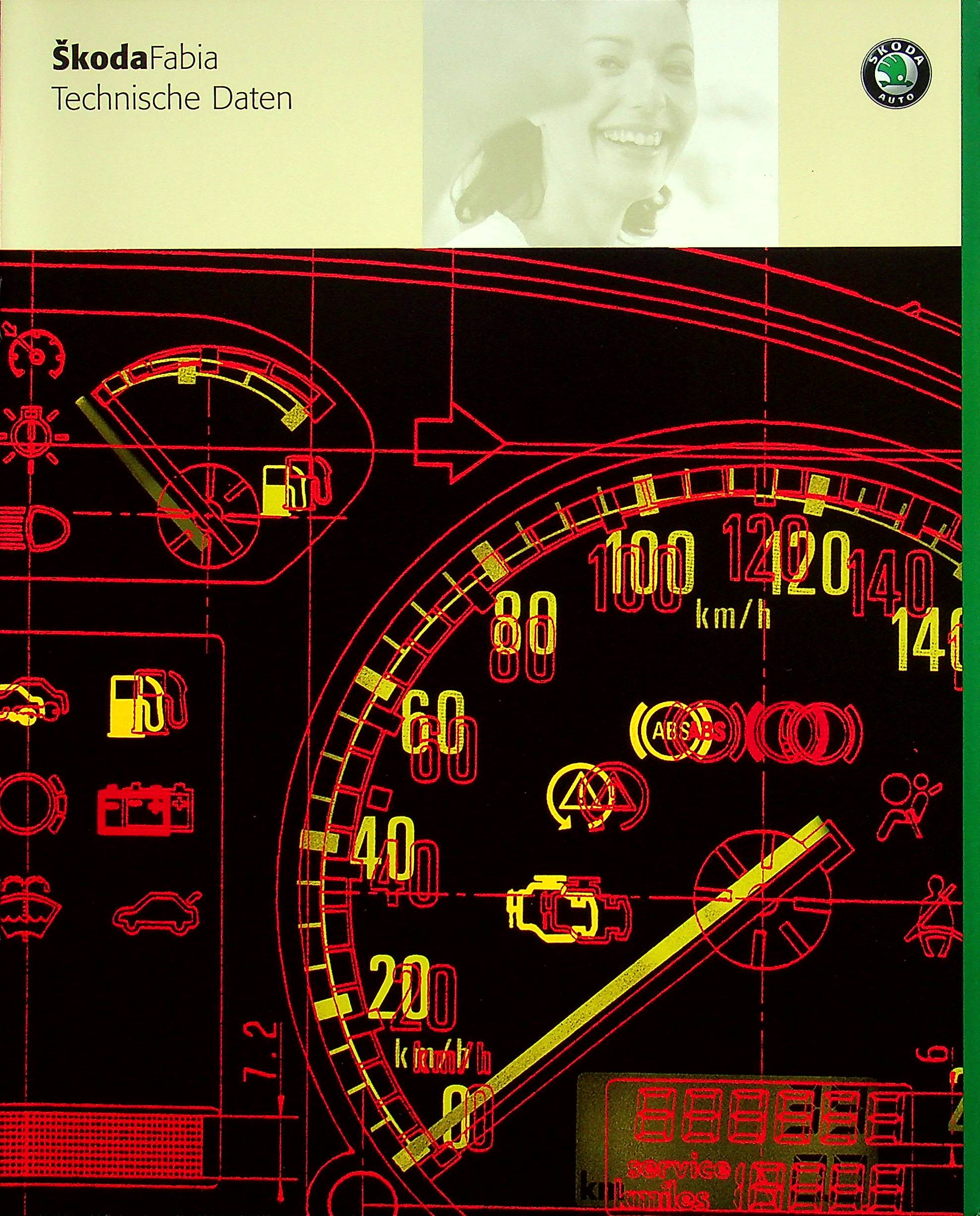 Skoda Fabia - technische Daten - Prospekt 03/2002