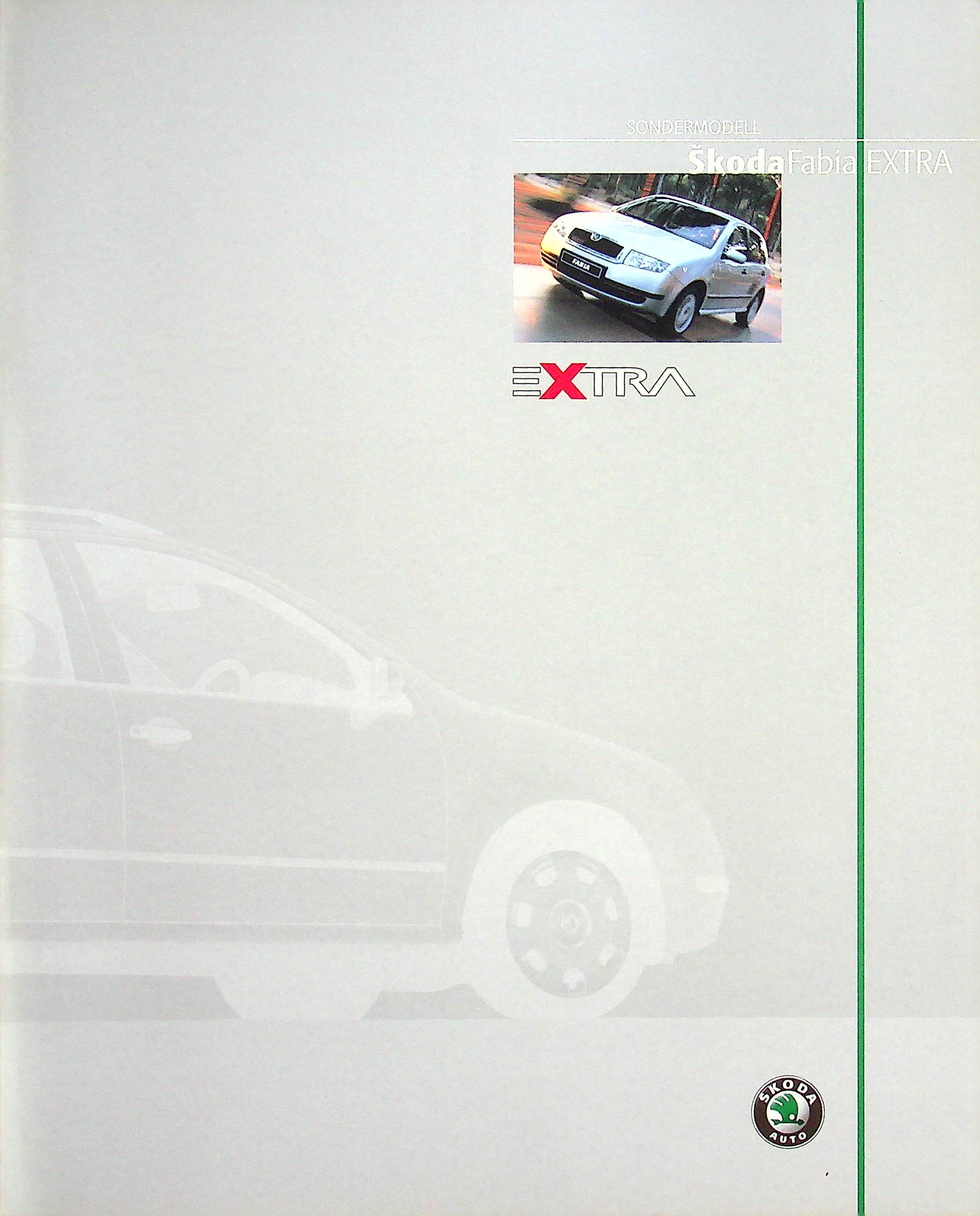Skoda Fabia - Extra - Preisliste & Extras - Prospekt 02/2003