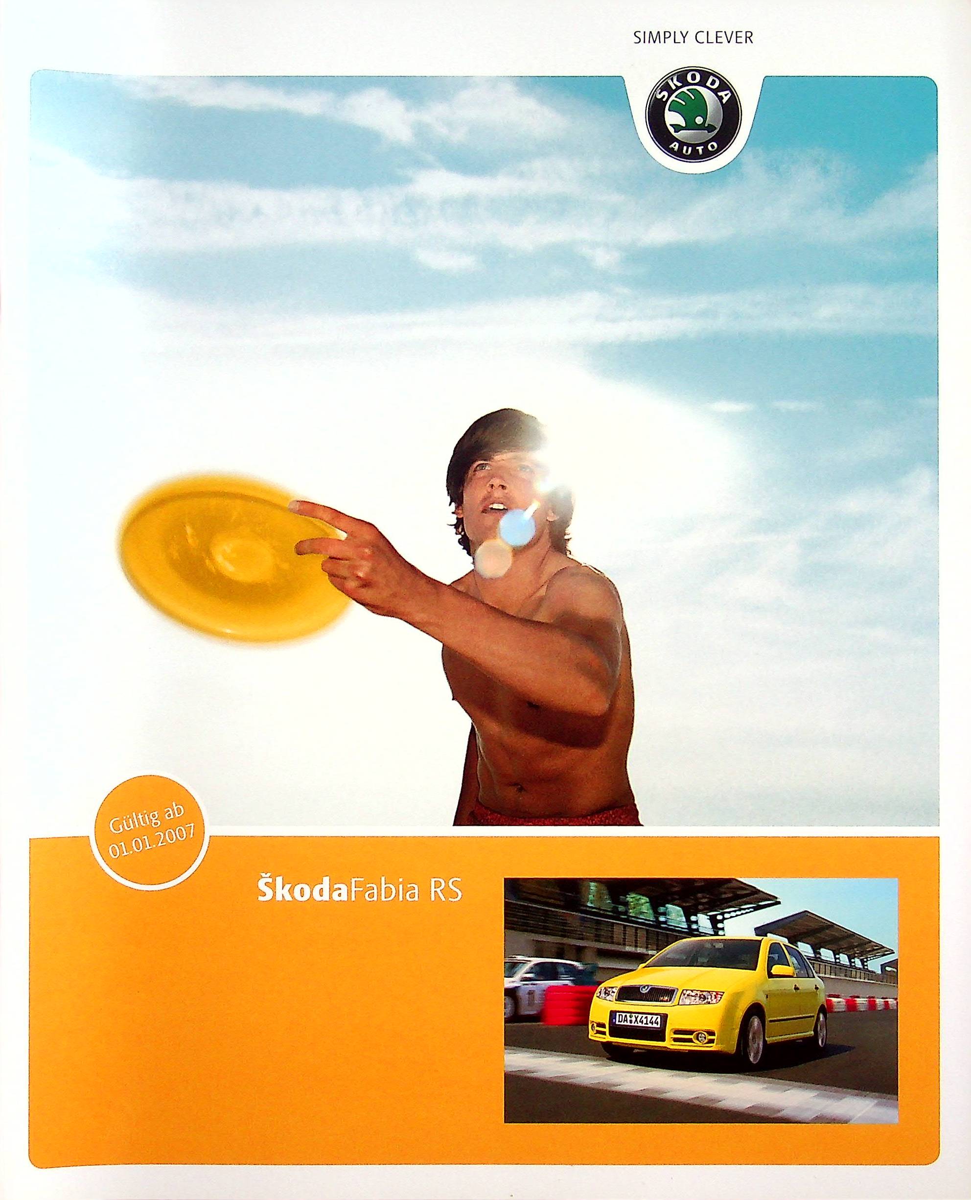 Skoda Fabia RS Prospekt 01/2007
