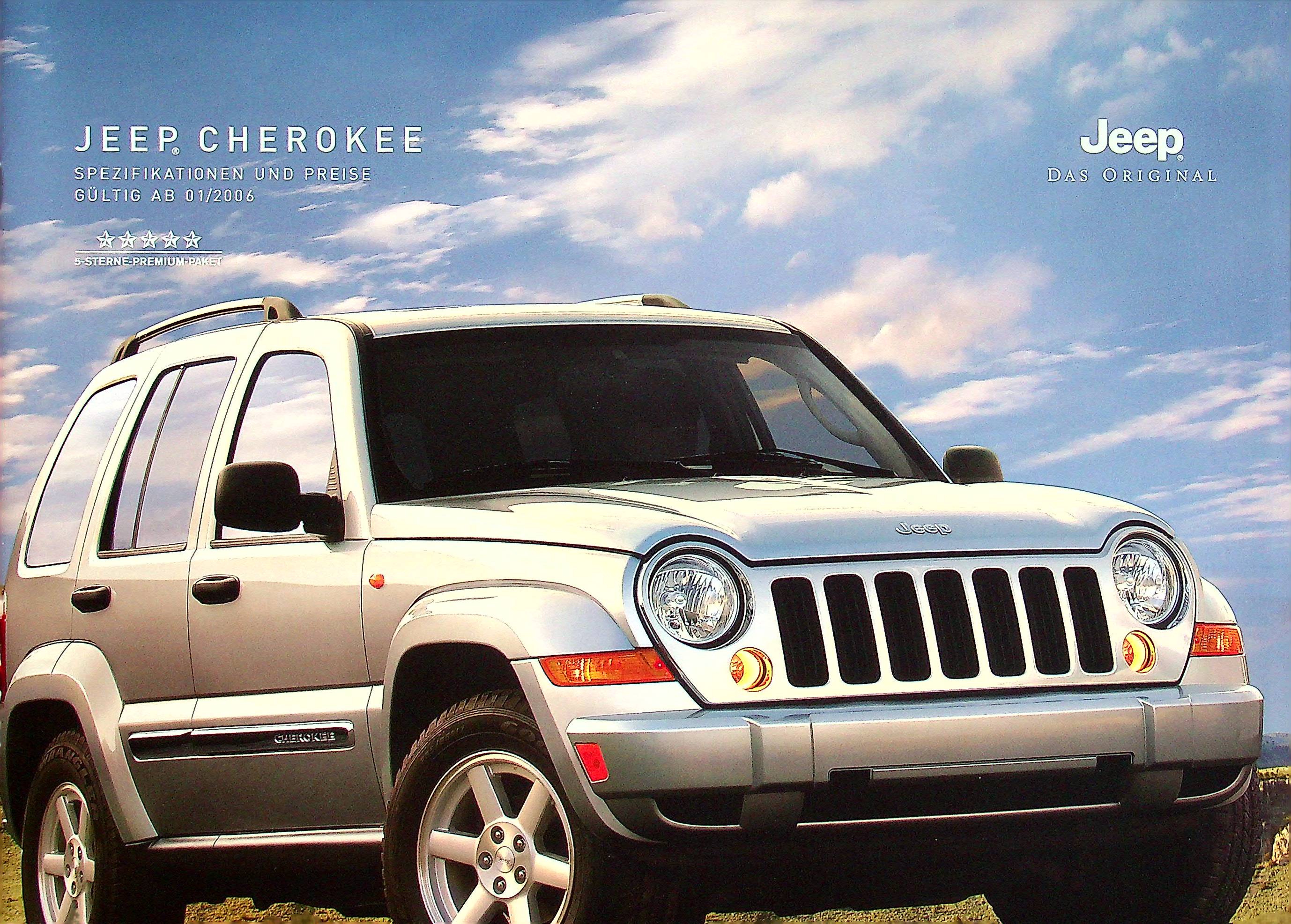 Jeep Cherokee - Preisliste & Extras - Prospekt 01/2006
