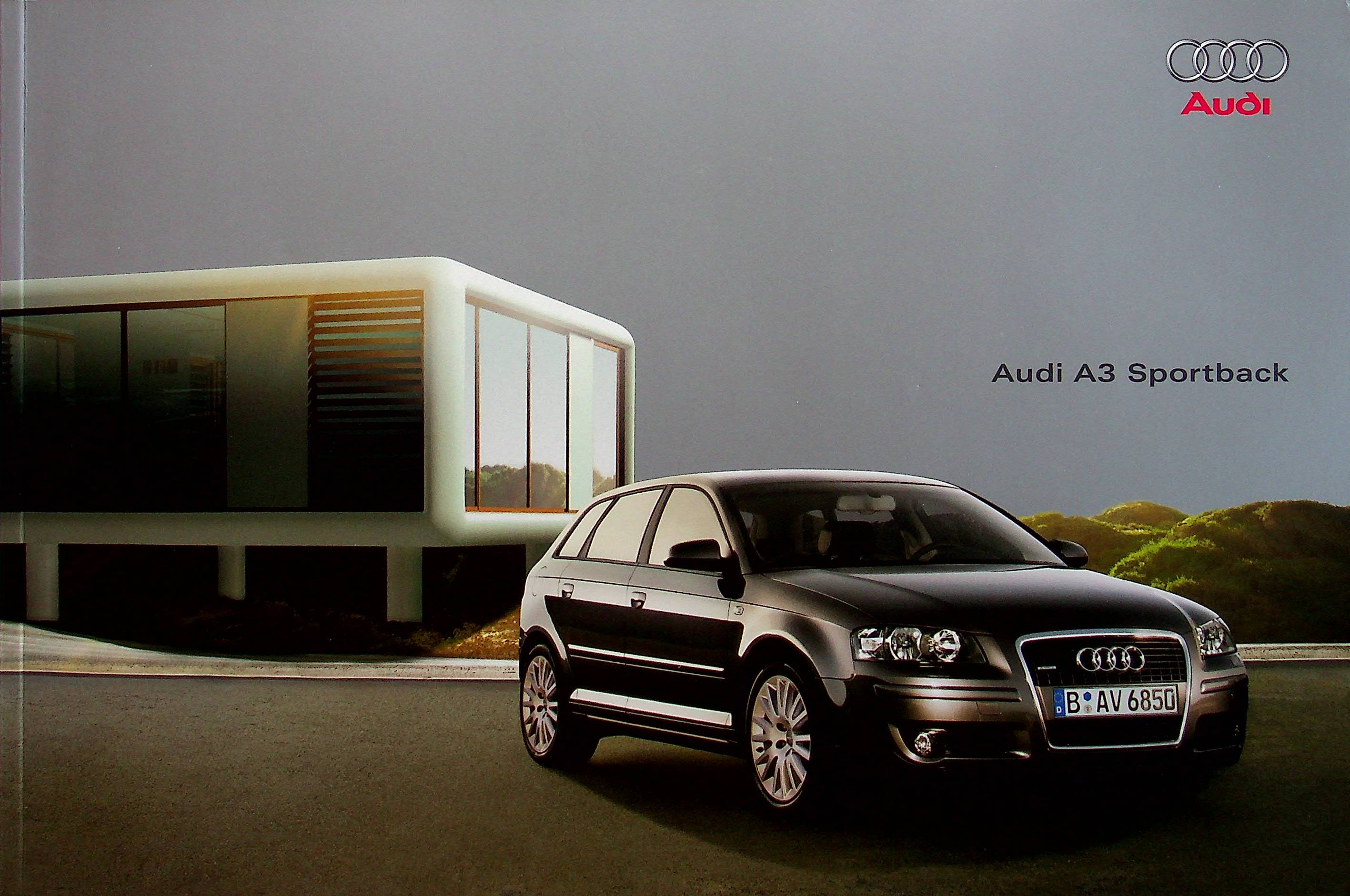 Audi A3 Sportback Prospekt 04/2007