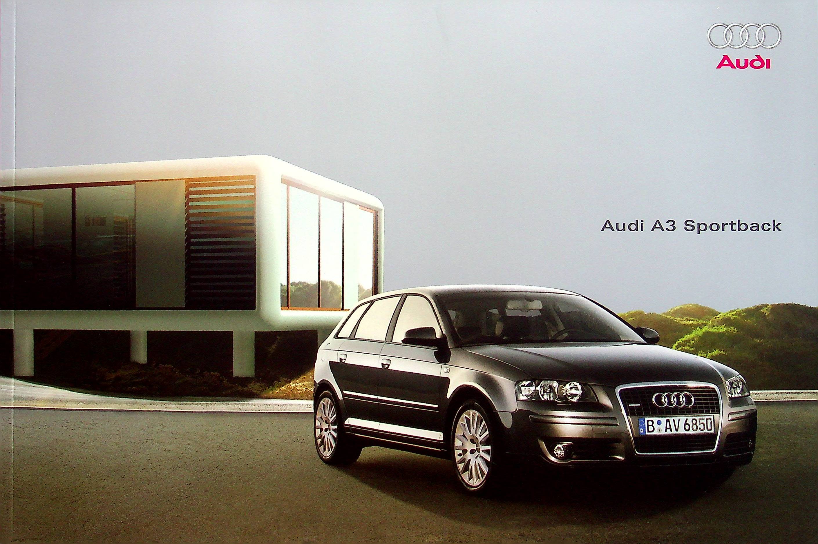 Audi A3 Sportback Prospekt 09/2007