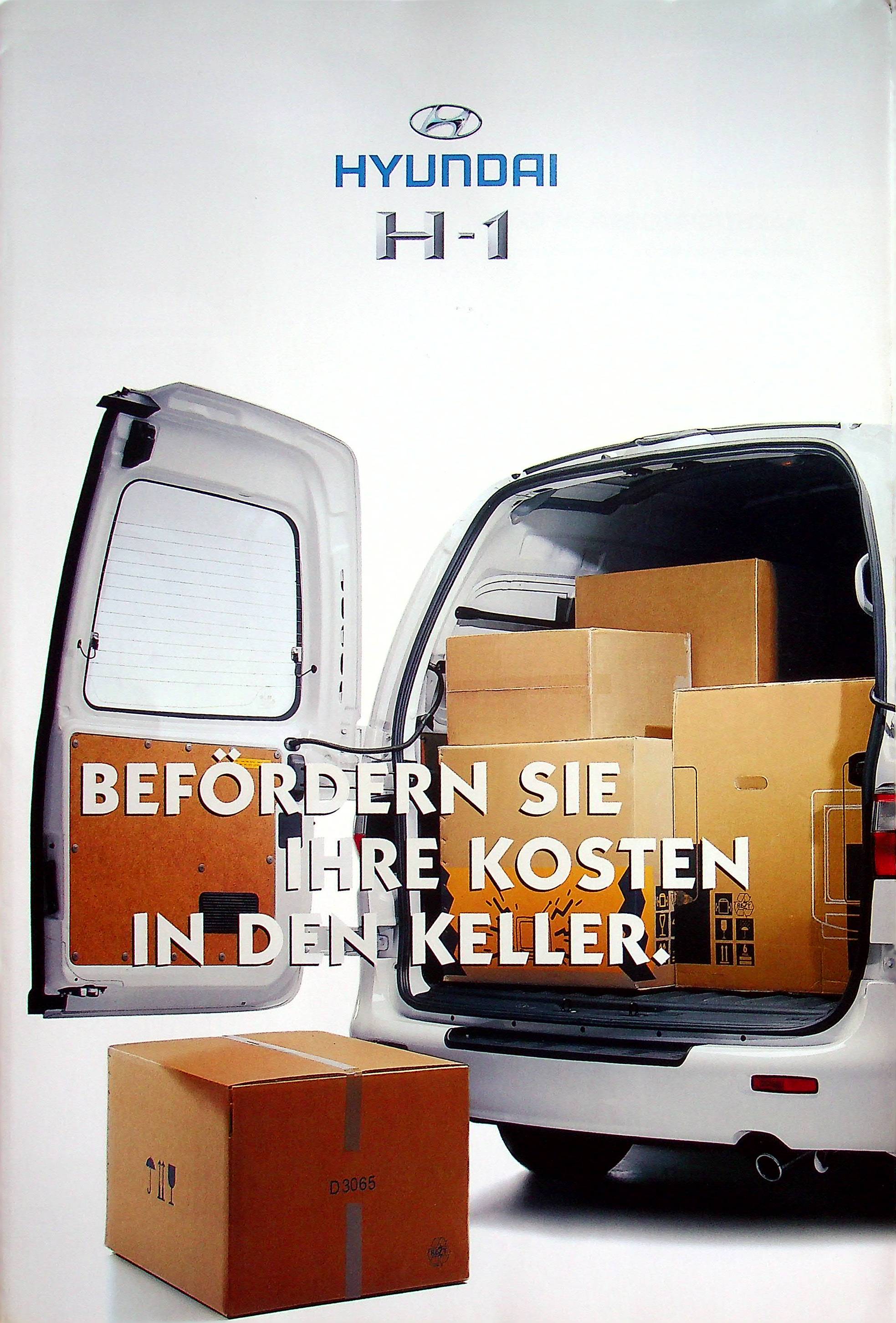 Hyundai H-1 Transporter Prospekt 09/1999