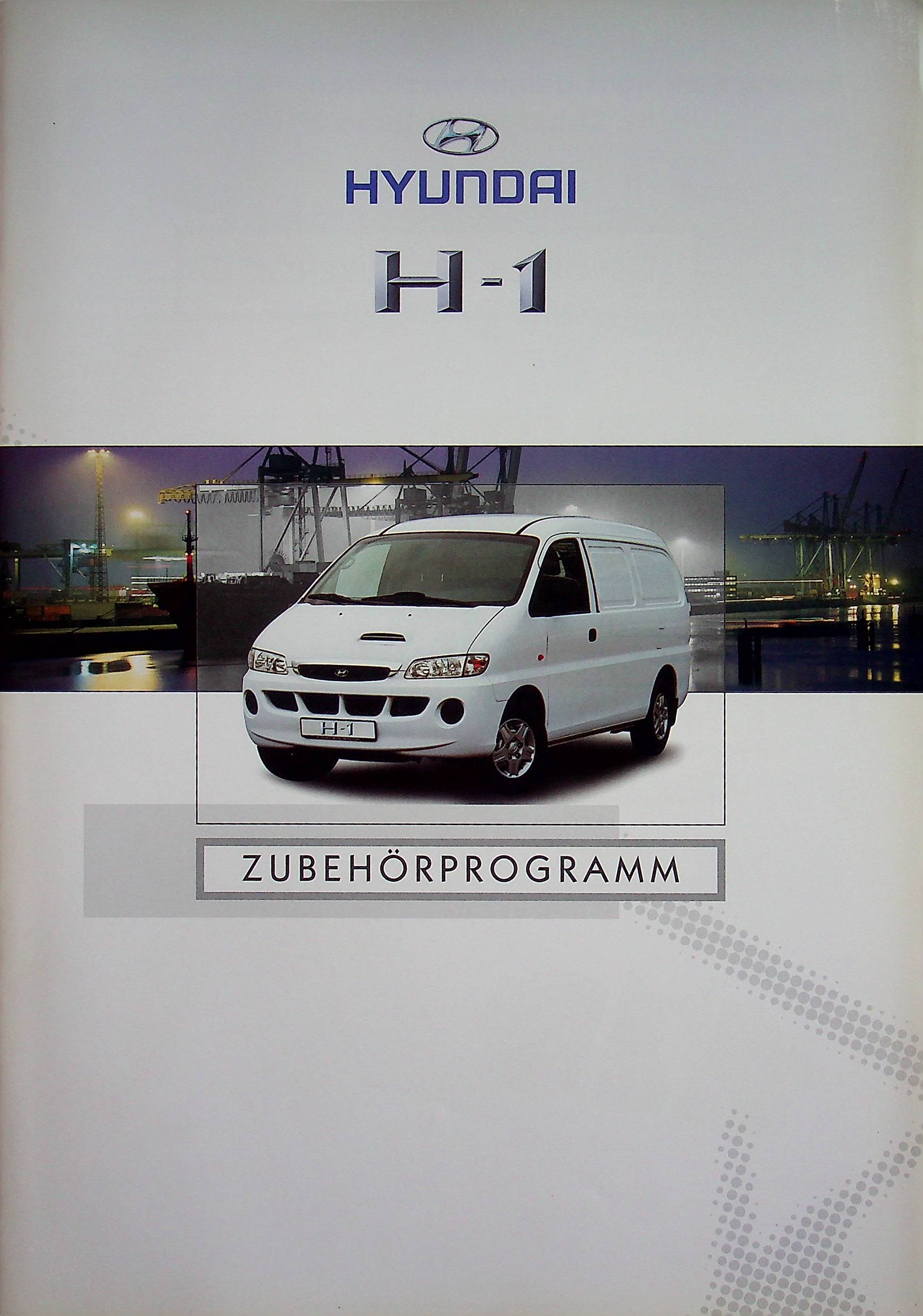 Hyundai H-1 - Zubehör - Prospekt 01/2002