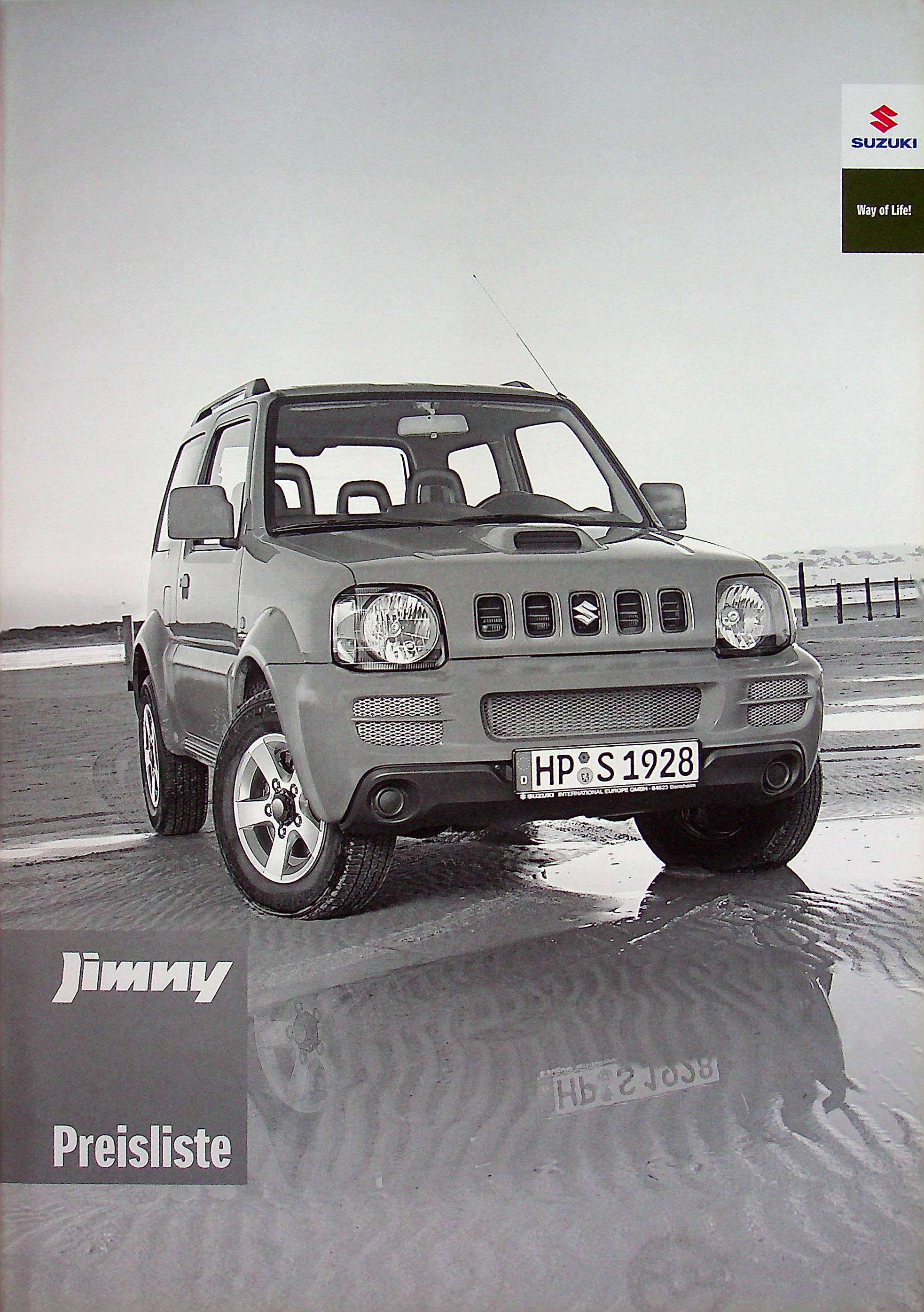 Suzuki Jimny - Preisliste & Extras - Prospekt 02/2007