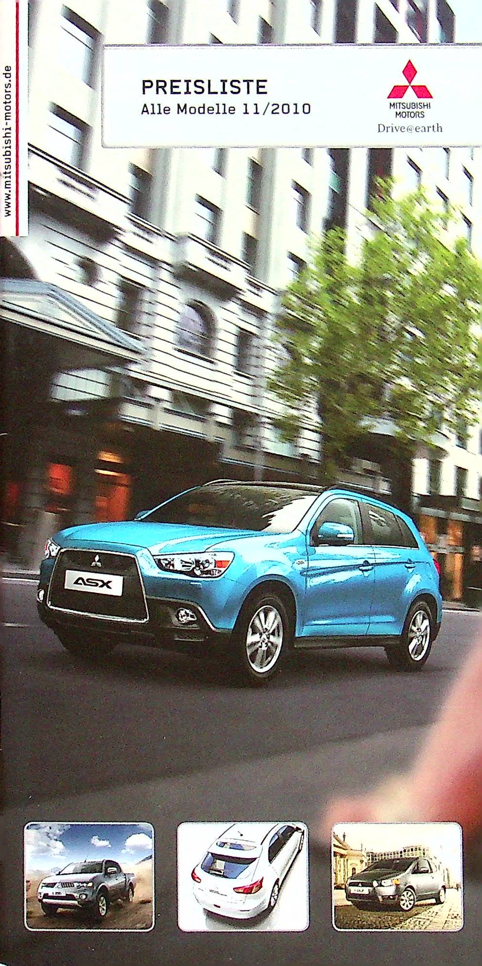 Mitsubishi Colt Lancer Pajero - Preise & Extras - Prospekt 11/2010