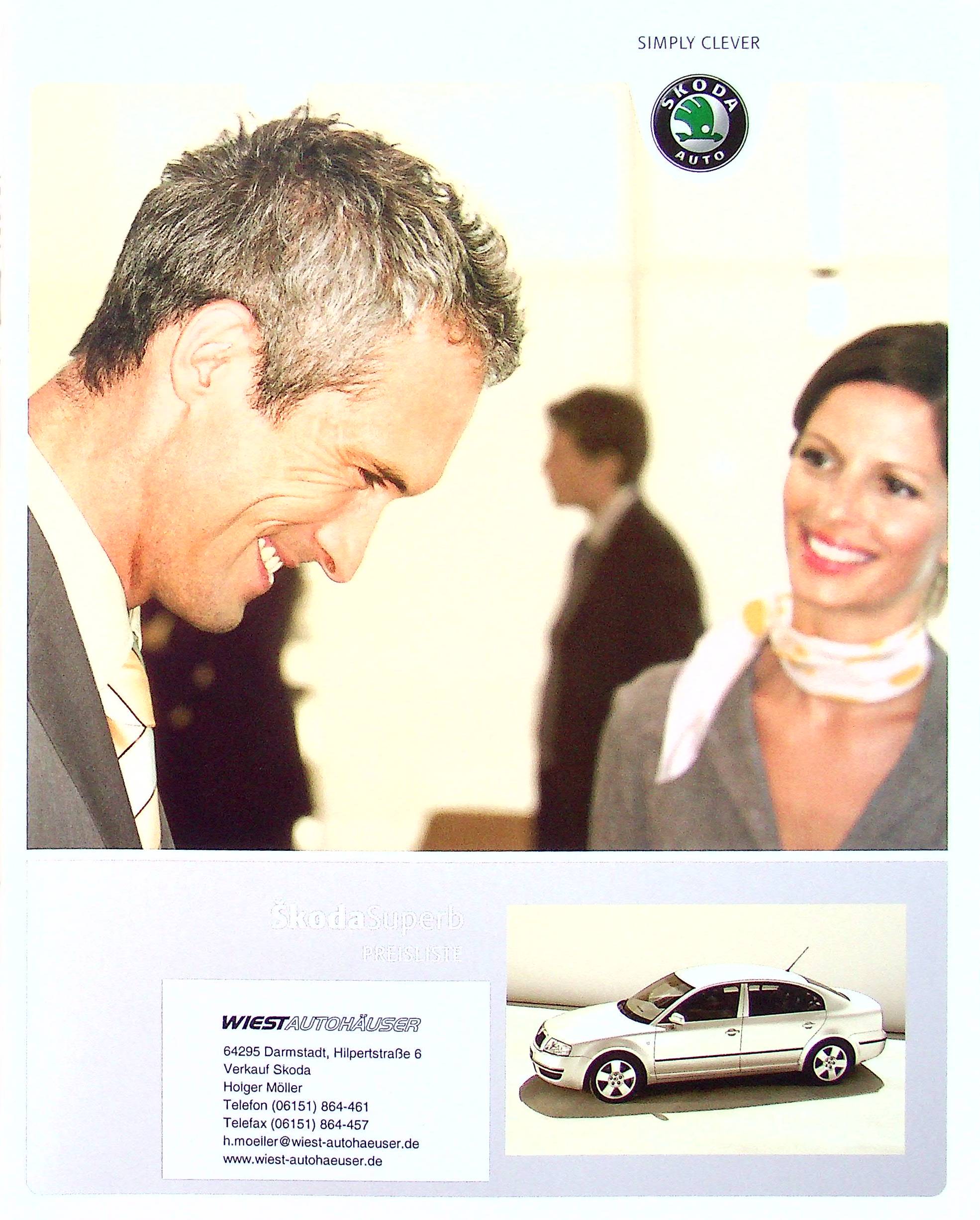 Skoda Superb - Preisliste & Extras - Prospekt 01/2006