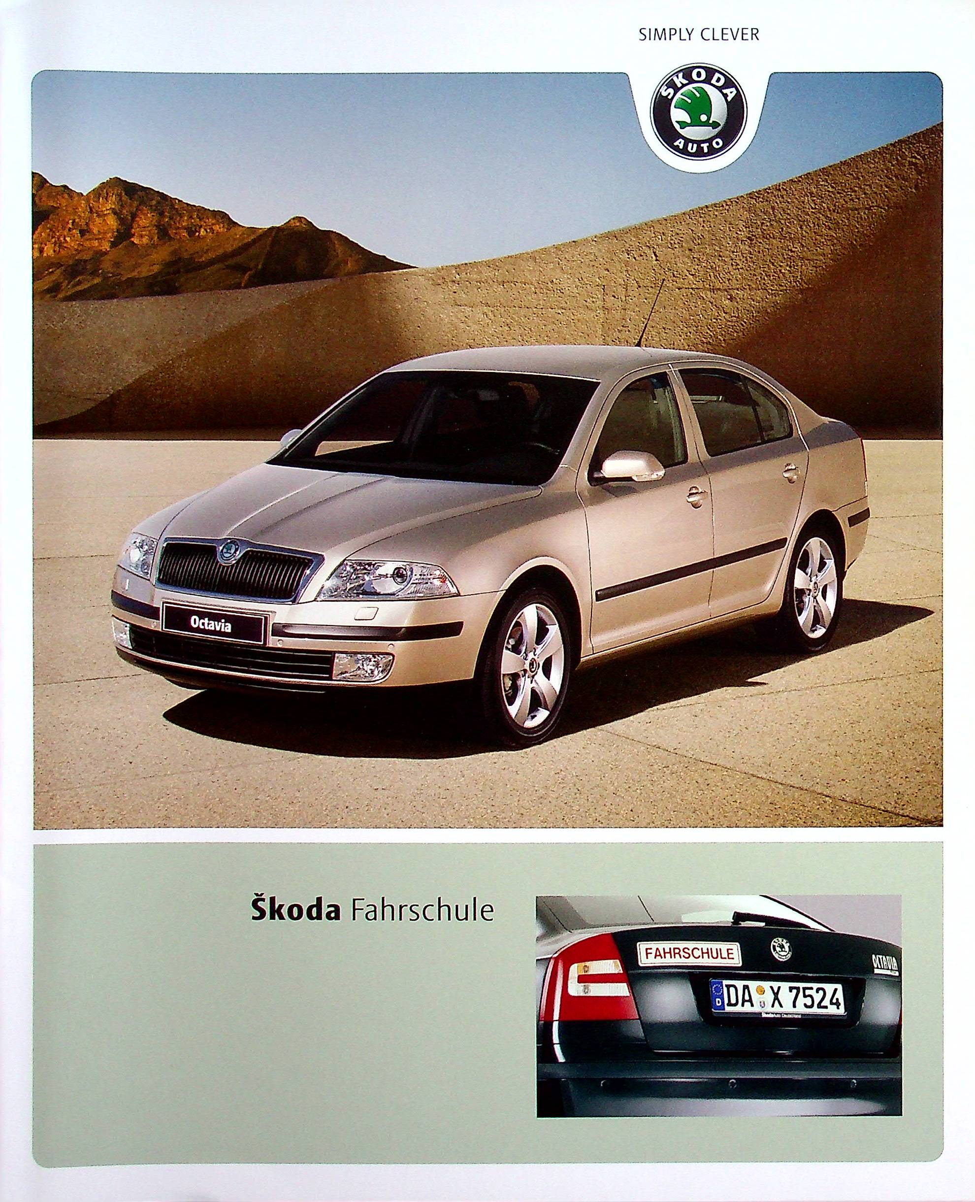 Skoda Fabia Octavia Superb - Fahrschule - Prospekt 02/2005