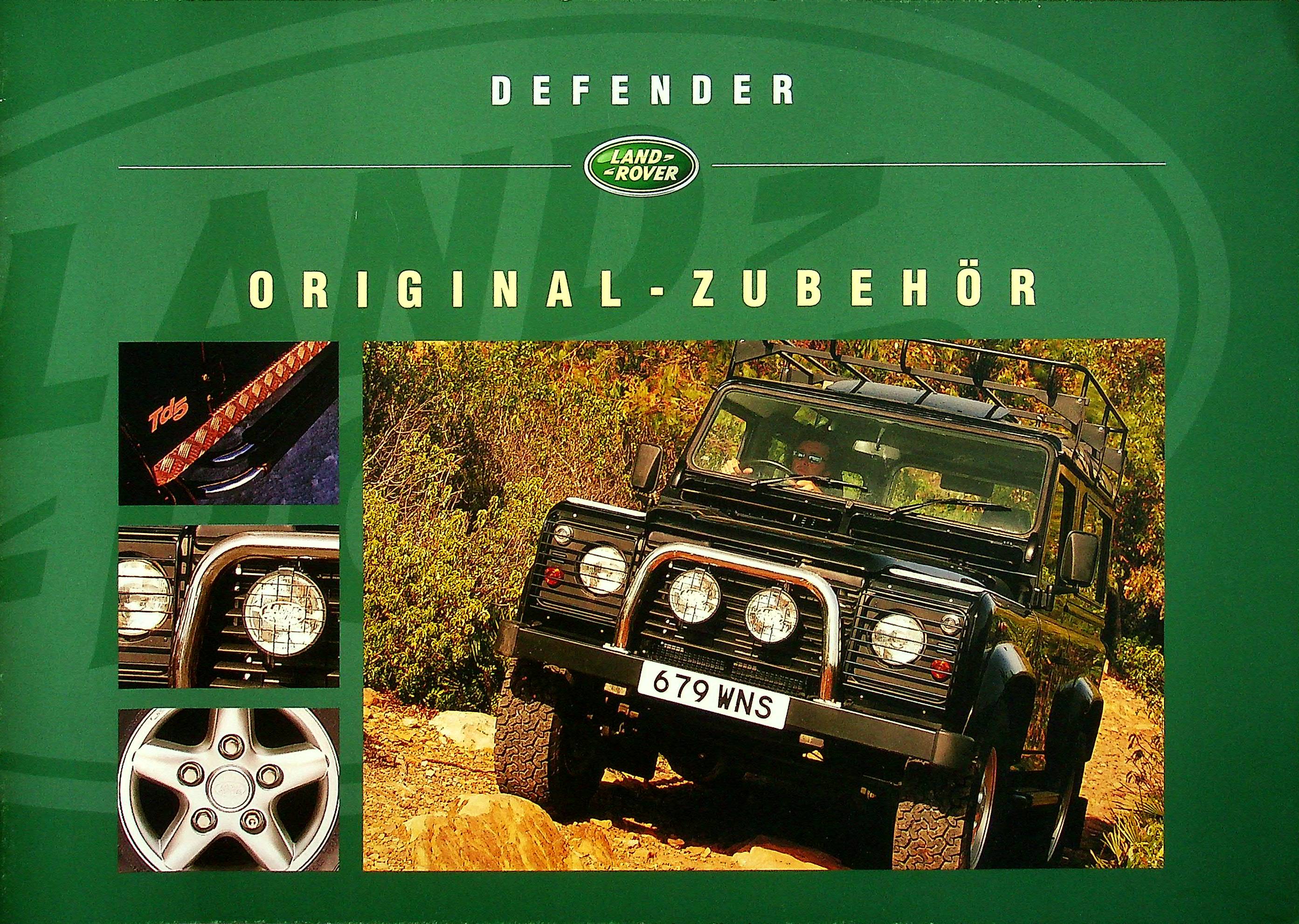 Land Rover Defender - Zubehör - Prospekt 09/1999