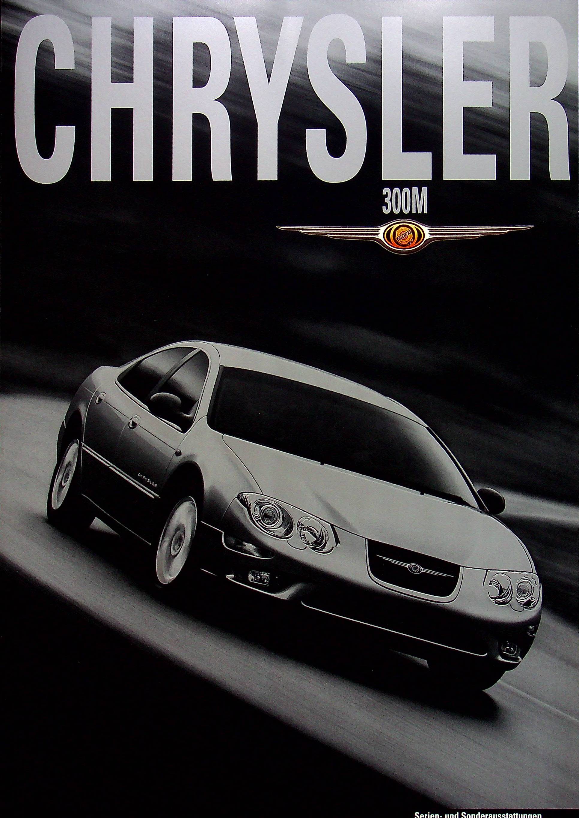 Chrysler 300 M - Farben & Ausstattung & tech. Daten - Prospekt 01/2001