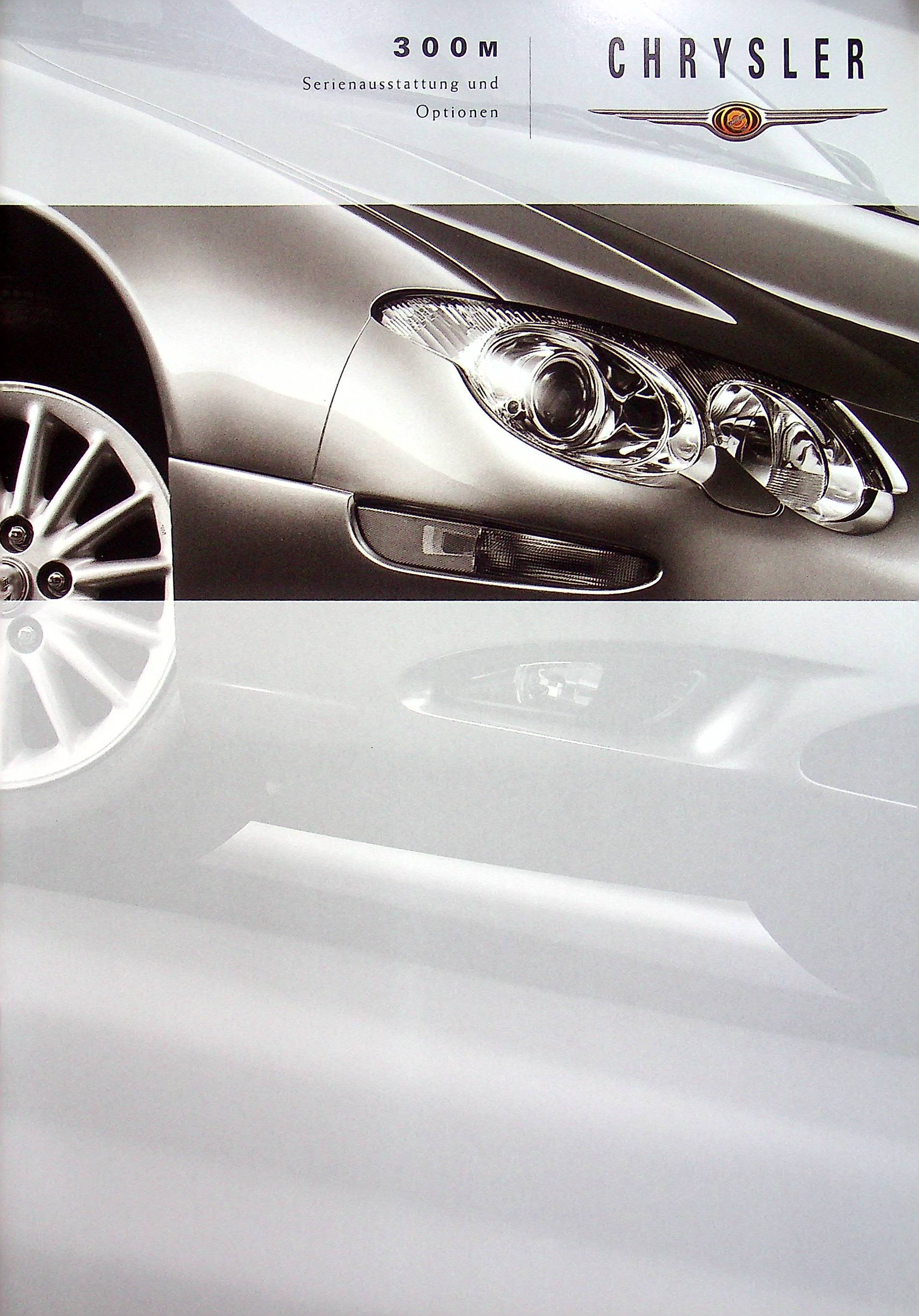Chrysler 300 M - Farben & Ausstattung & tech. Daten - Prospekt 09/1999