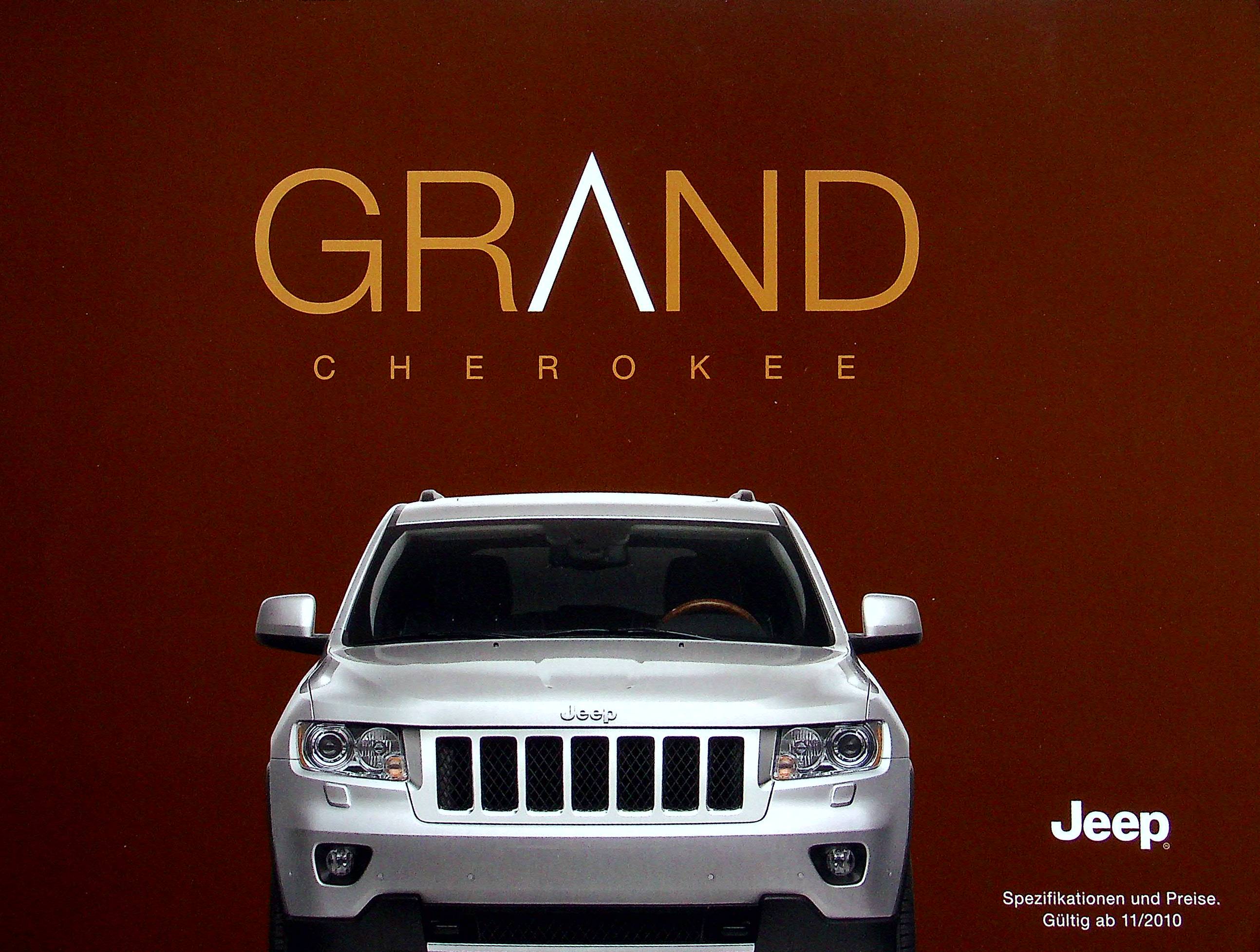 Jeep Grand Cherokee - Preisliste & Extras - Prospekt 11/2010