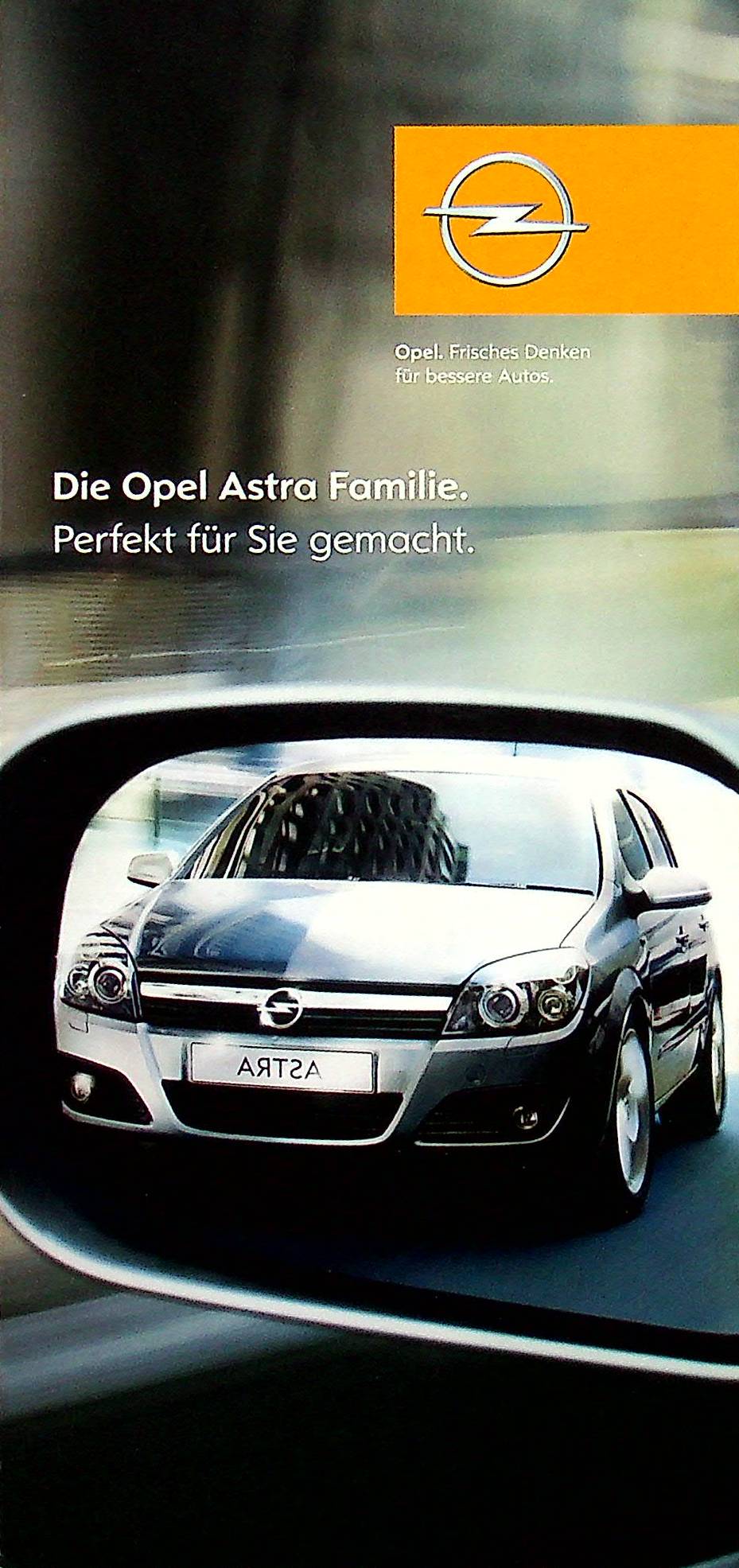 Opel Astra H Prospekt 08/2005