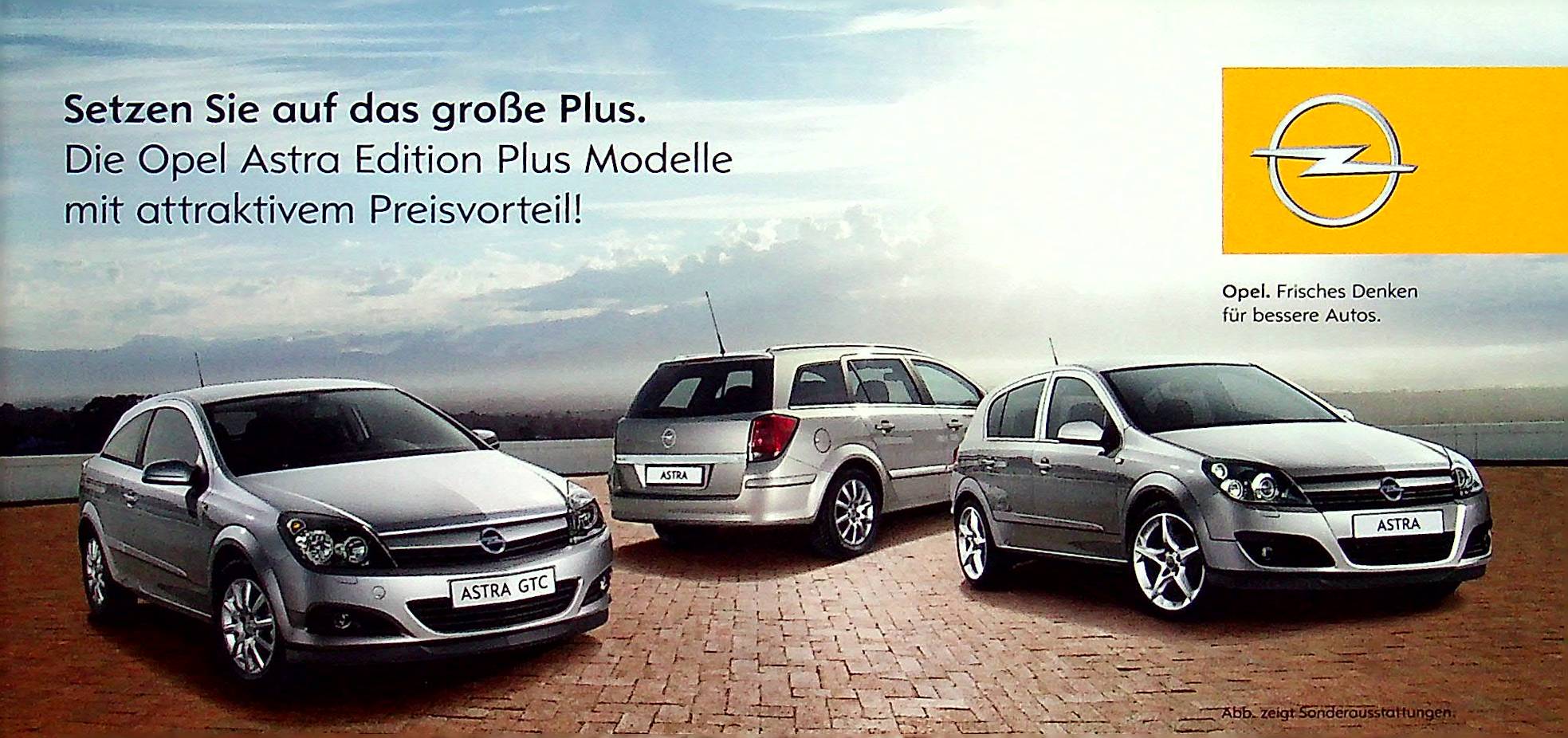 Opel Astra H - Edition - Prospekt 03/2006