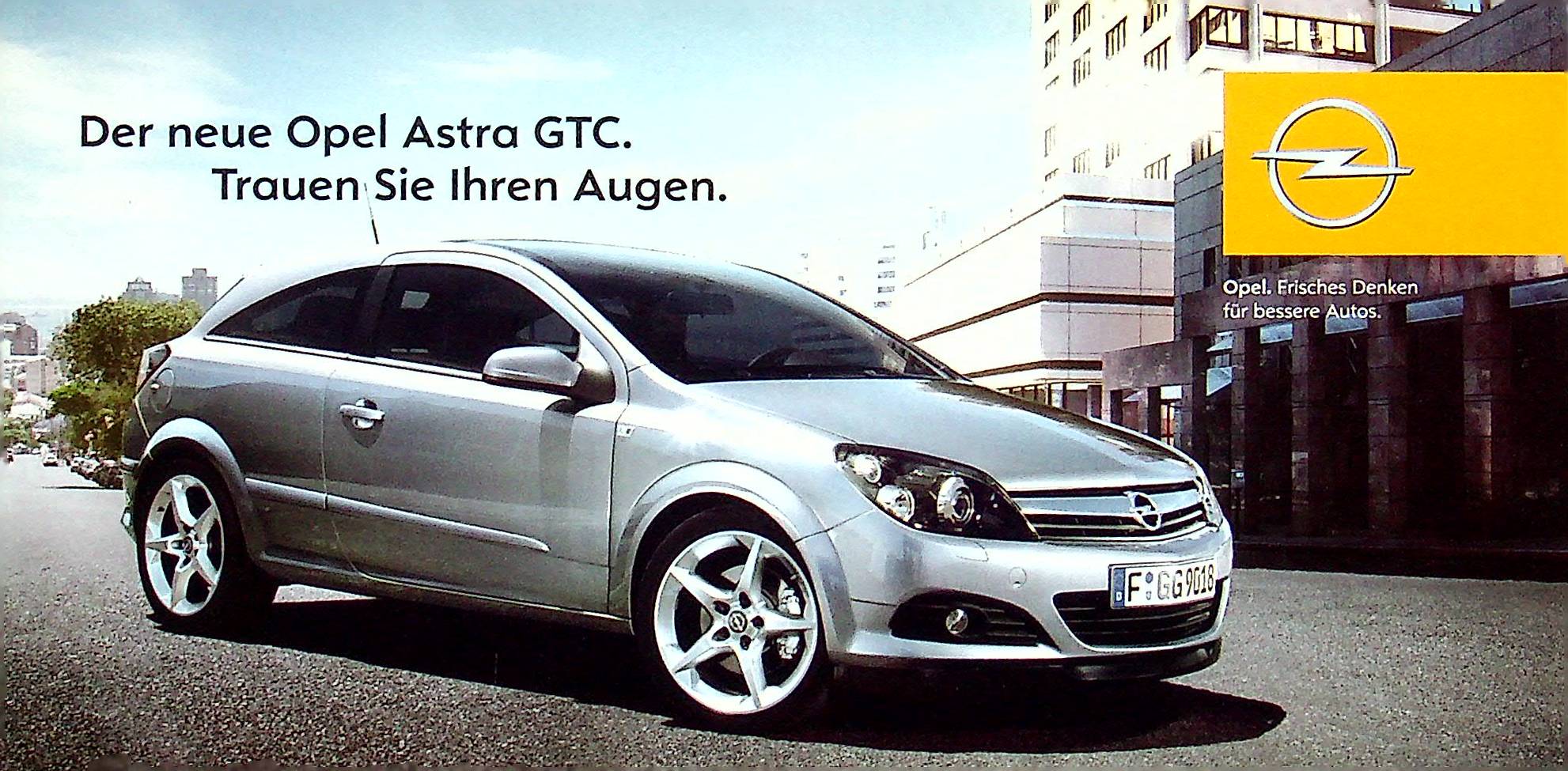 Opel Astra H GTC Prospekt 12/2004