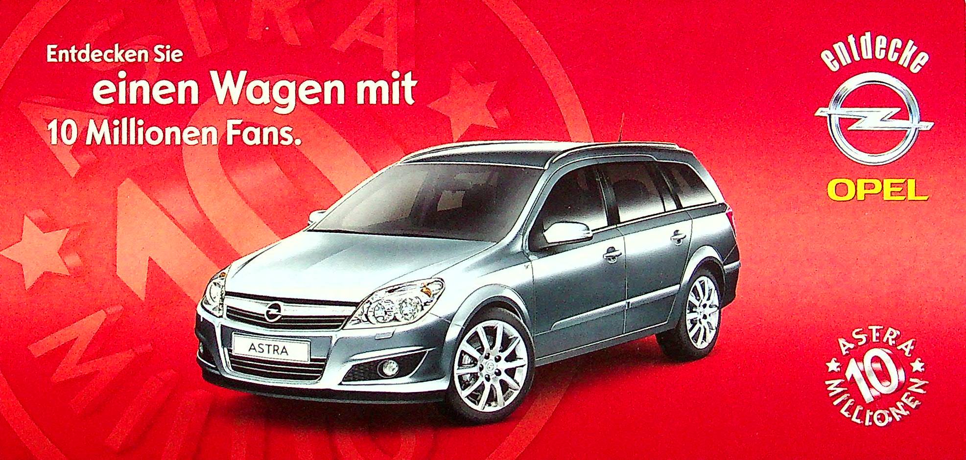 Opel Astra H Caravan Prospekt 04/2008