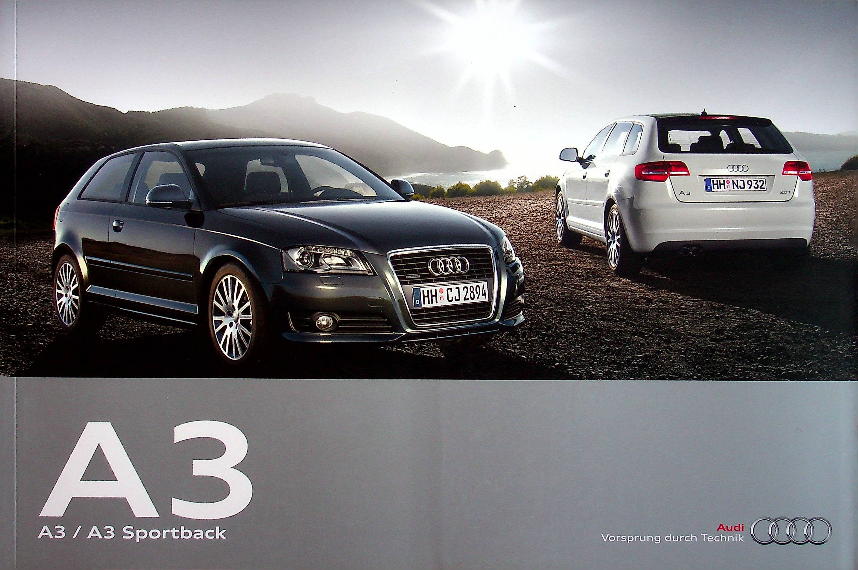 Audi A3 + Sportback Prospekt 09/2009