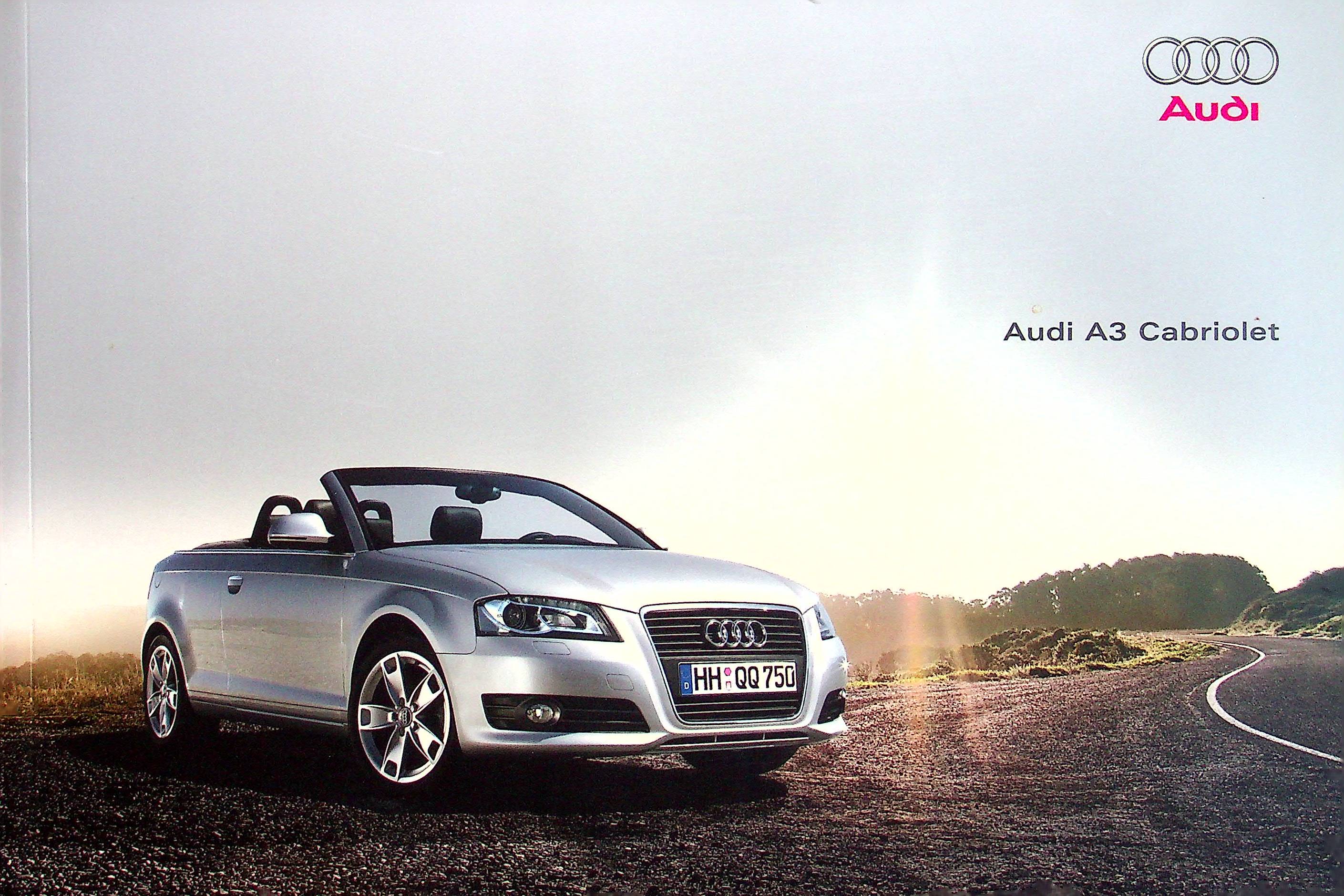 Audi A3 Cabrio Prospekt 04/2009